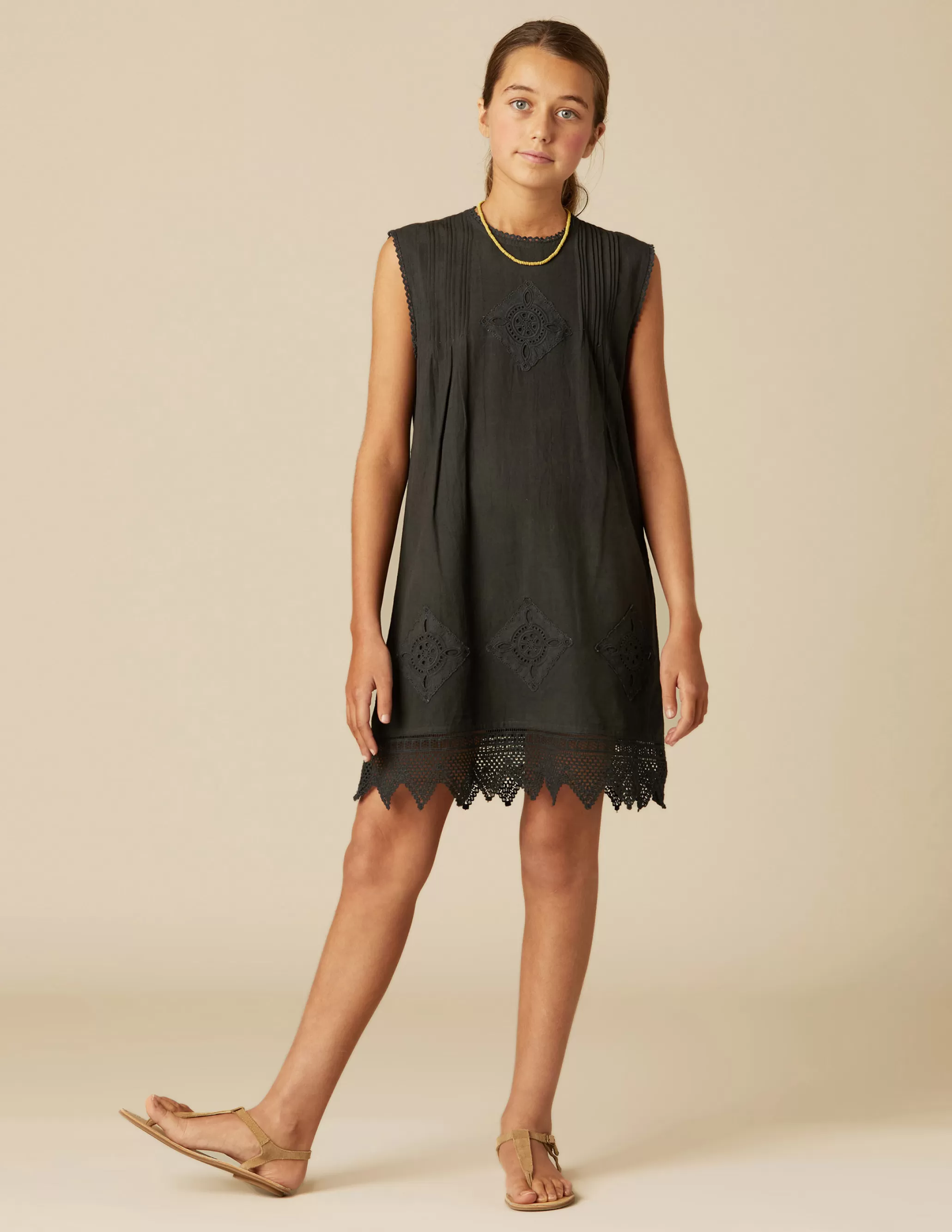 Nicoli ANTHRACITE SHORT DRESS< Dresses