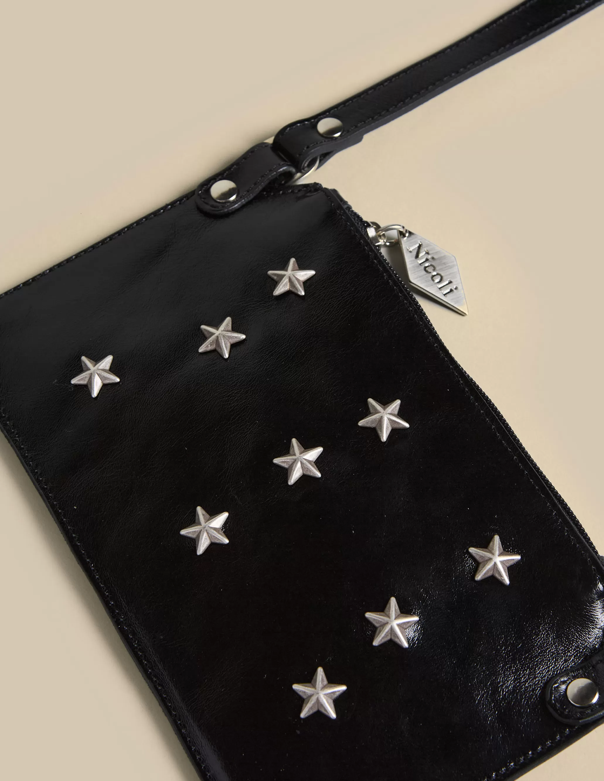 Nicoli BLACK STARS CROSSBODY BAG< Bags