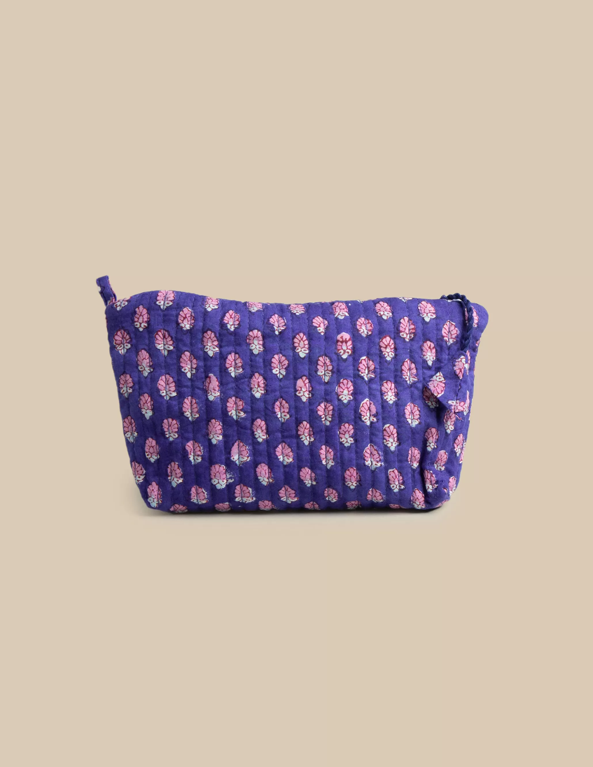 Nicoli BLUE BRANCHES PRINT MAKE-UP BAG< Bags & Toiletry bags