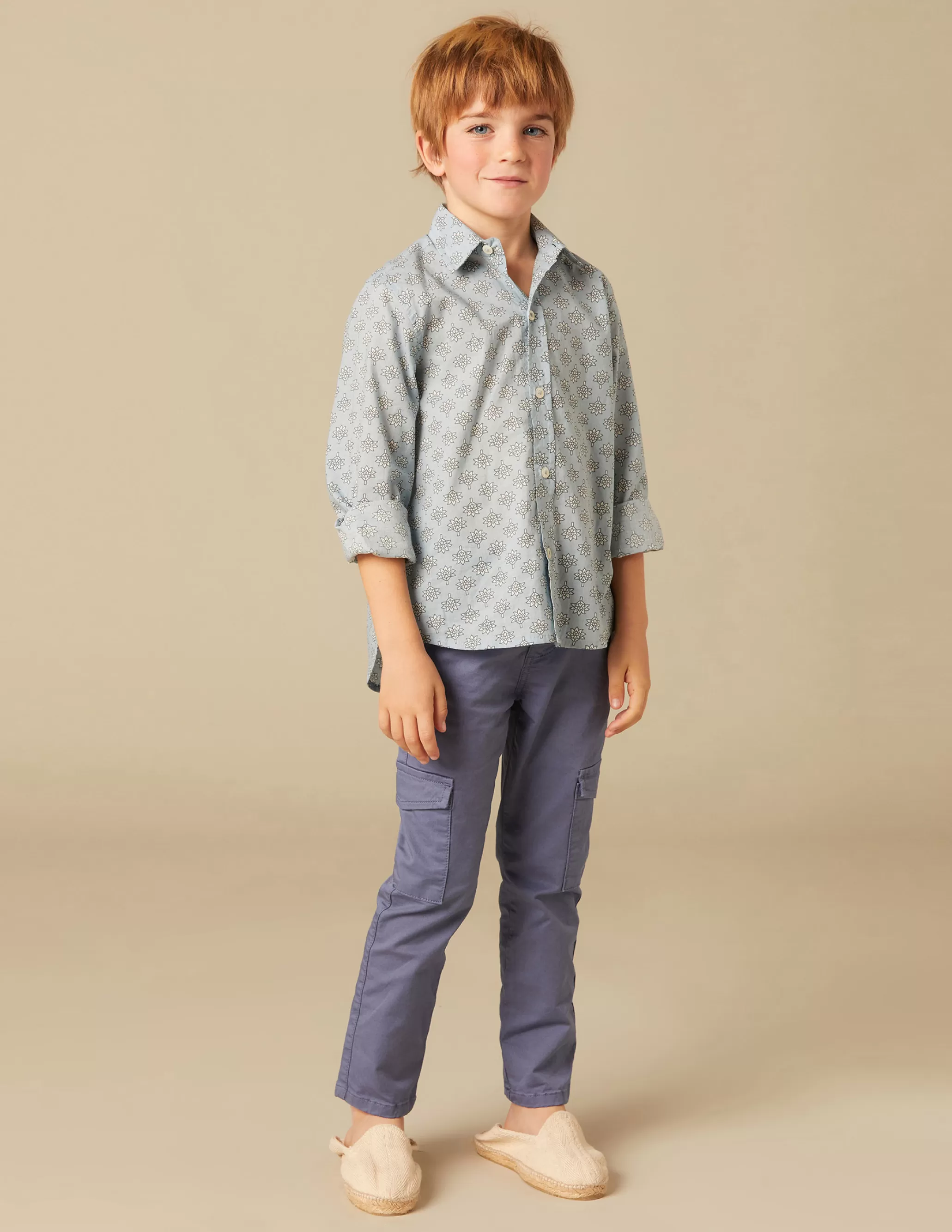 Nicoli BLUE CARGO TROUSERS<BOY Trousers