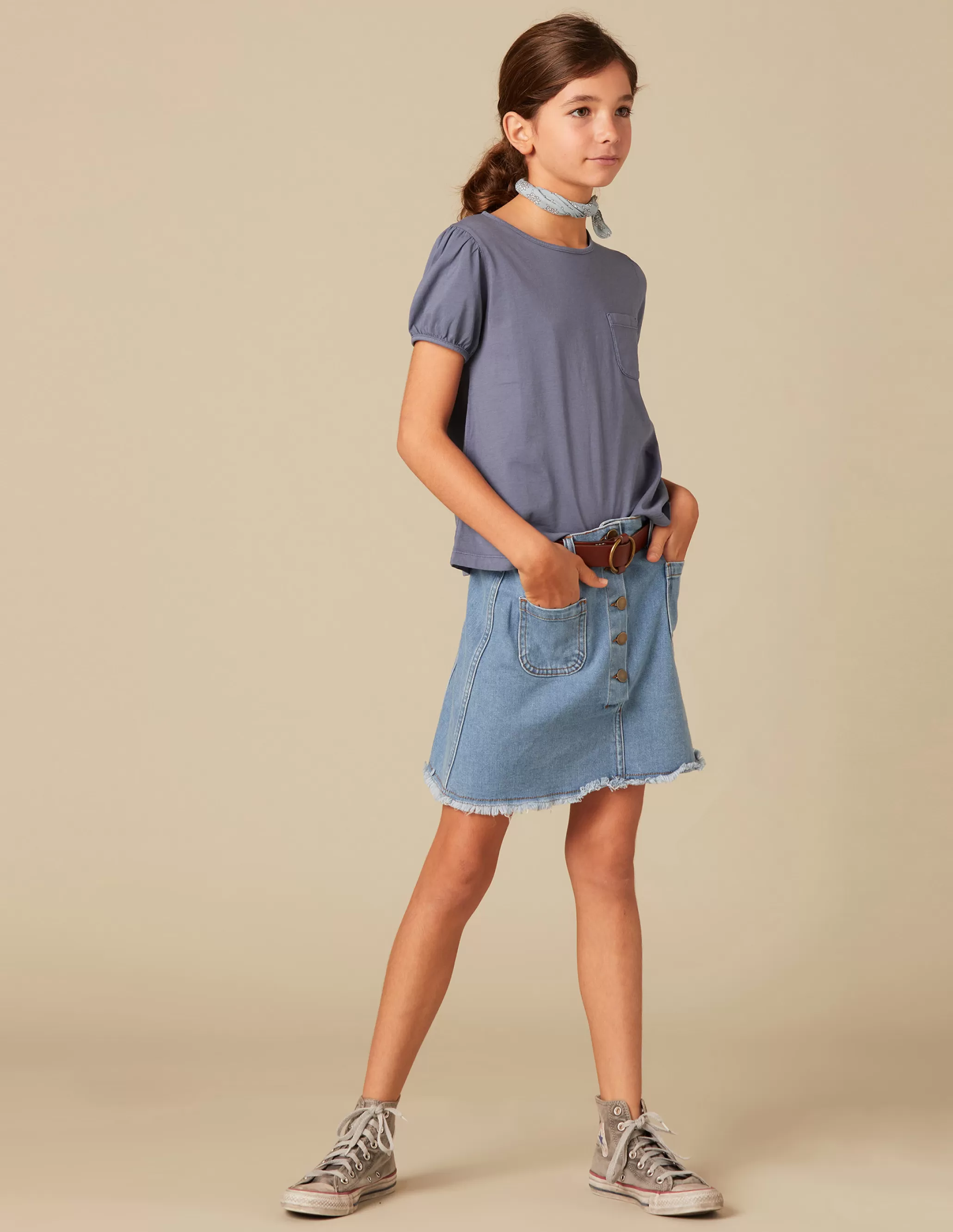 Nicoli BLUE DENIM SKIRT< Skirts | Denim