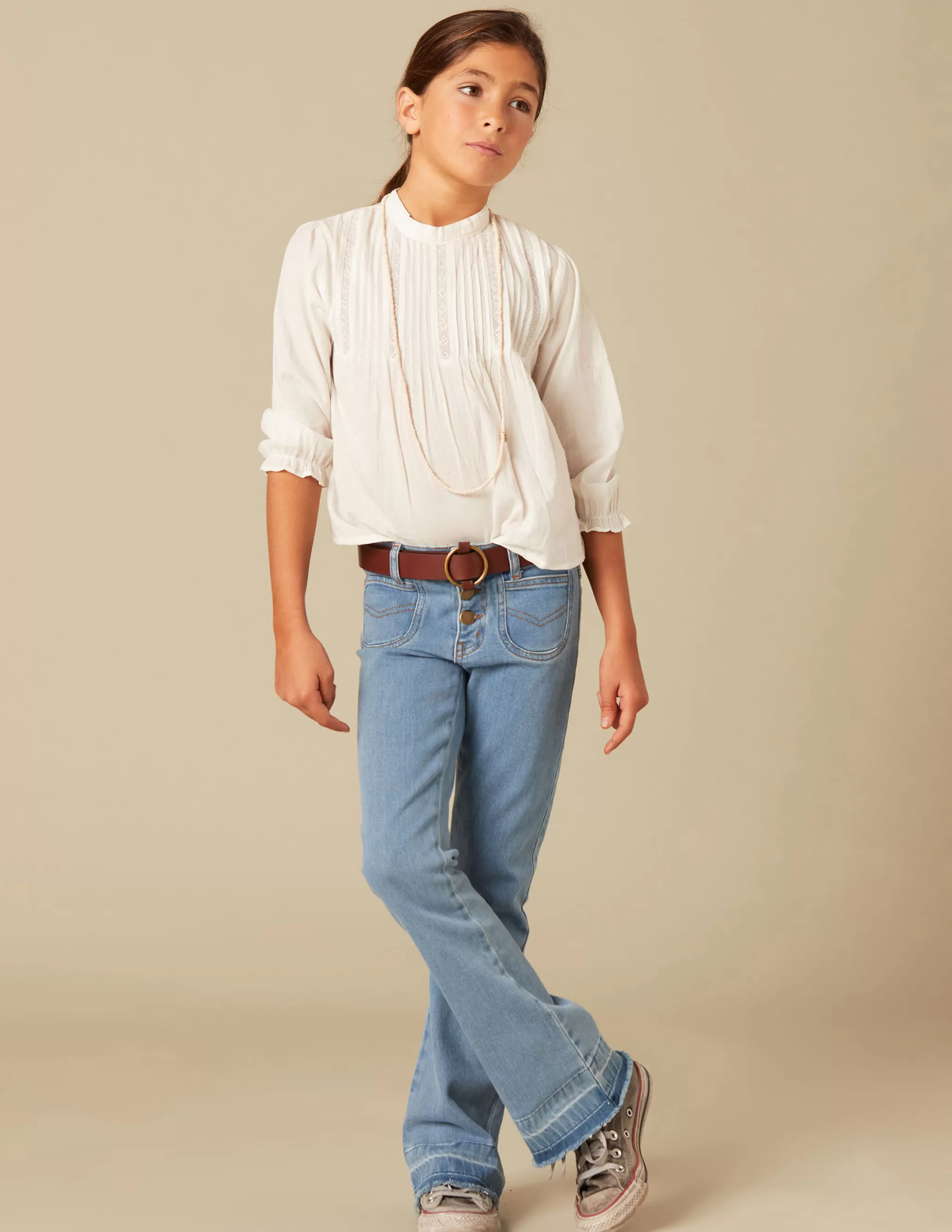 Nicoli Blue Flared Jeans< Trousers | Denim