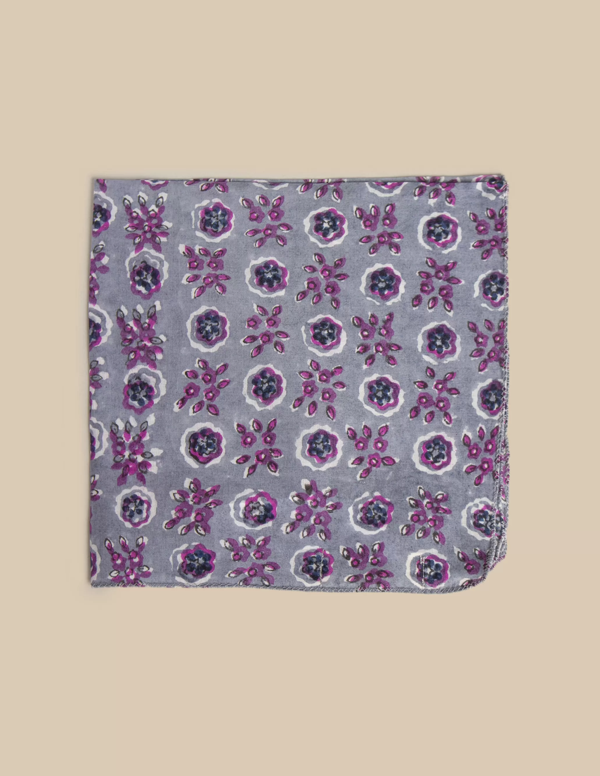 Nicoli BLUE FLORAL SCARF< Mini scarves | Neckerchiefs