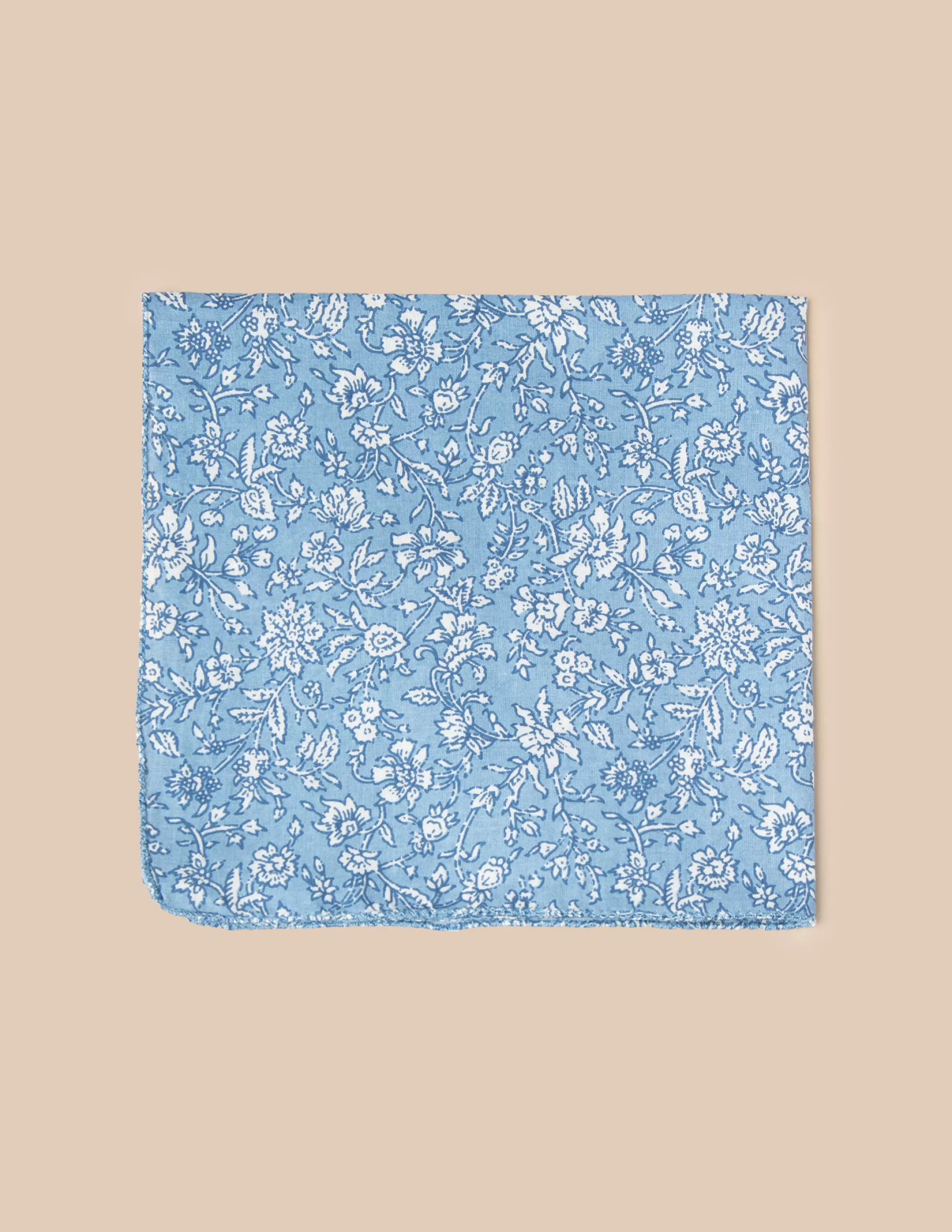 Nicoli BLUE FLORAL SCARF< Mini scarves | Neckerchiefs