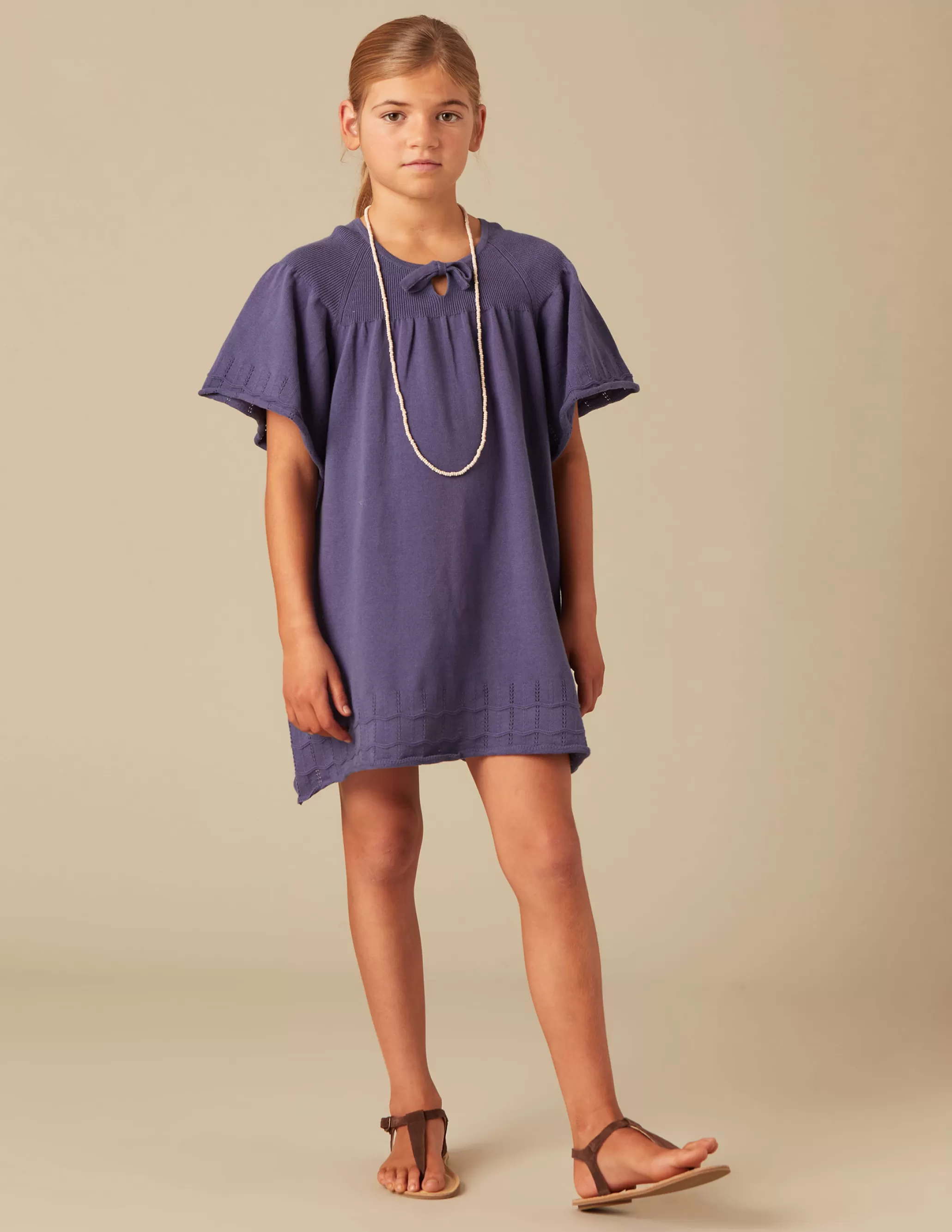 Nicoli BLUE KNIT DRESS< Dresses | Knitwear