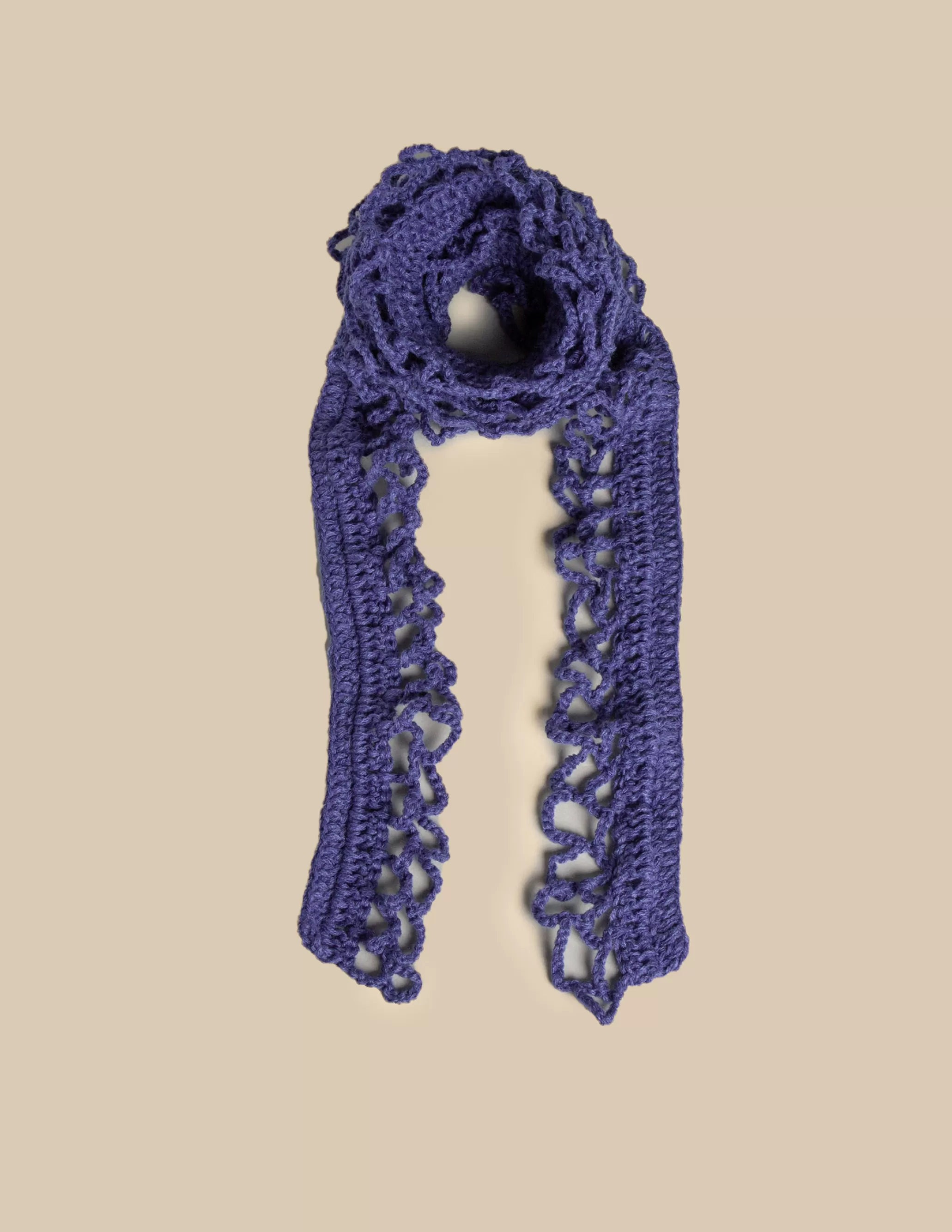 Nicoli BLUE KNIT SCARF< Scarves & Shawls