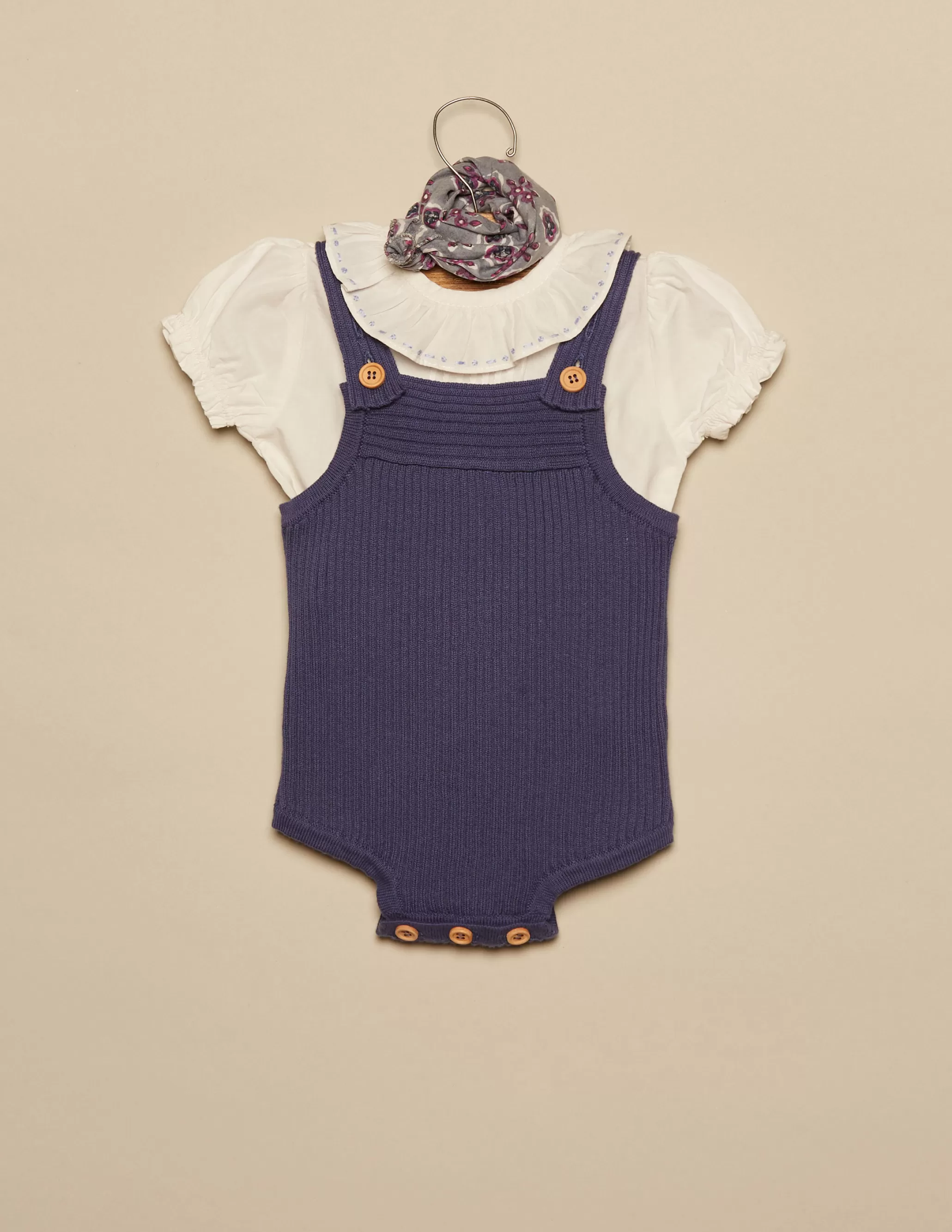 Nicoli BLUE KNITTED PLAYSUIT< Playsuits & Dungarees | Knitwear