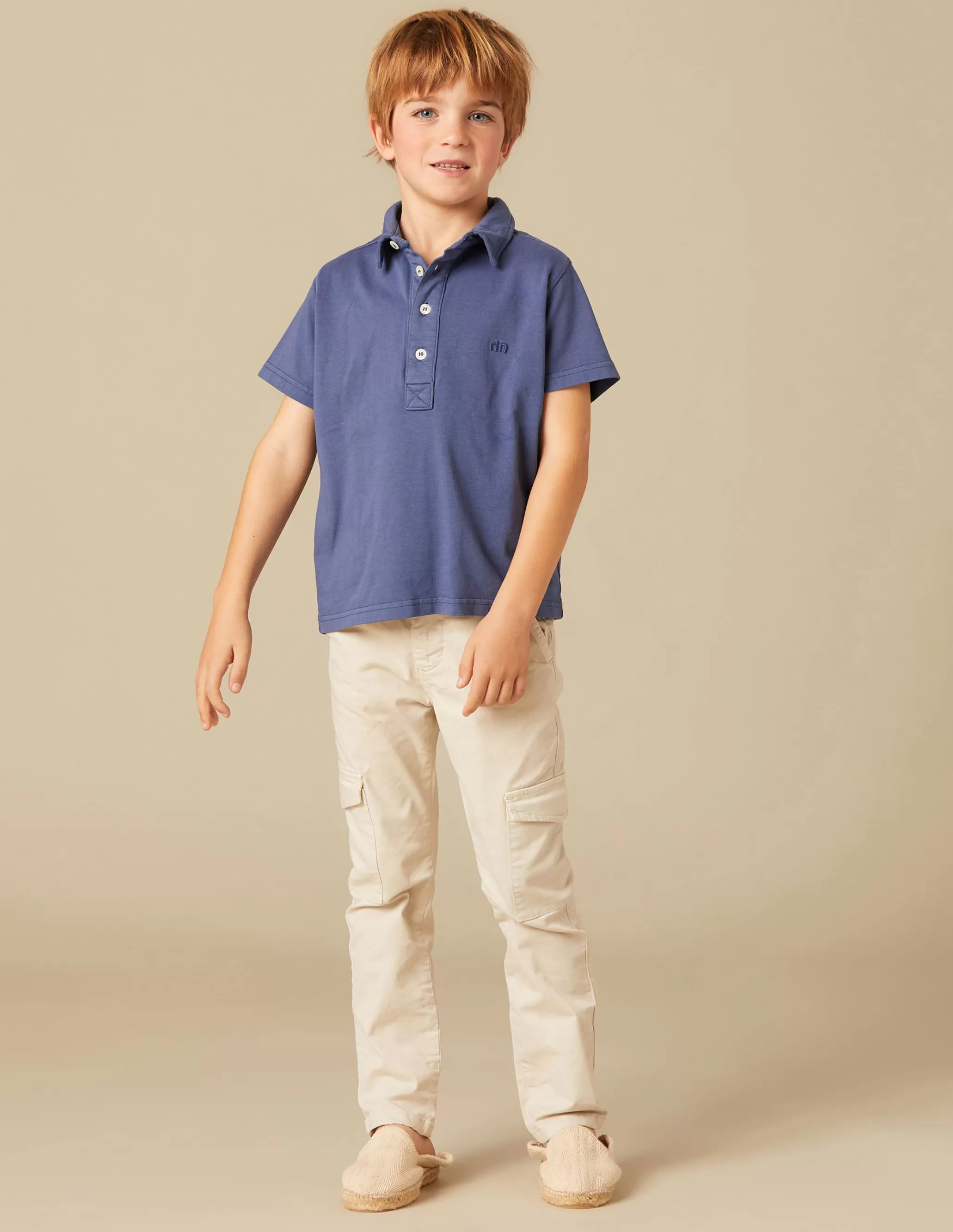 Nicoli BLUE POLO SHIRT<BOY Polos