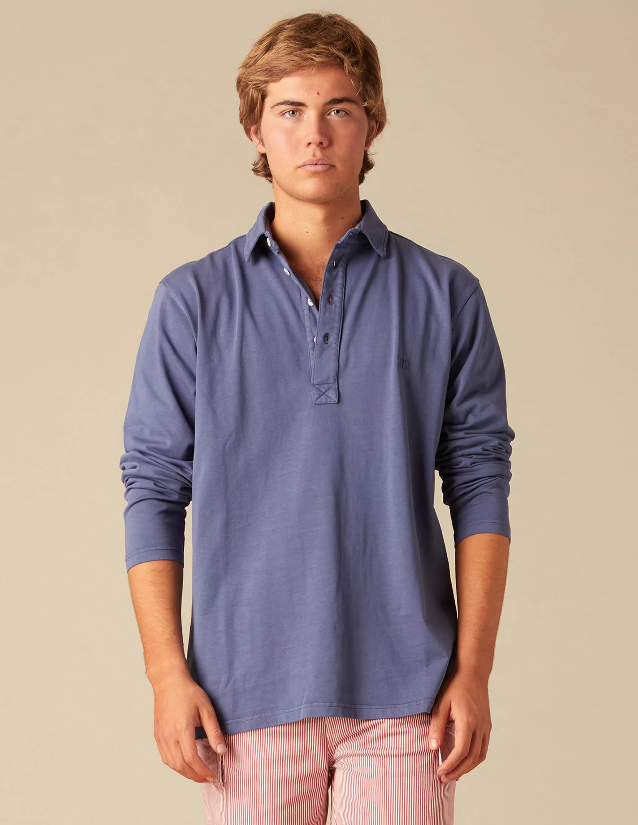 Nicoli BLUE POLO SHIRT< Polos