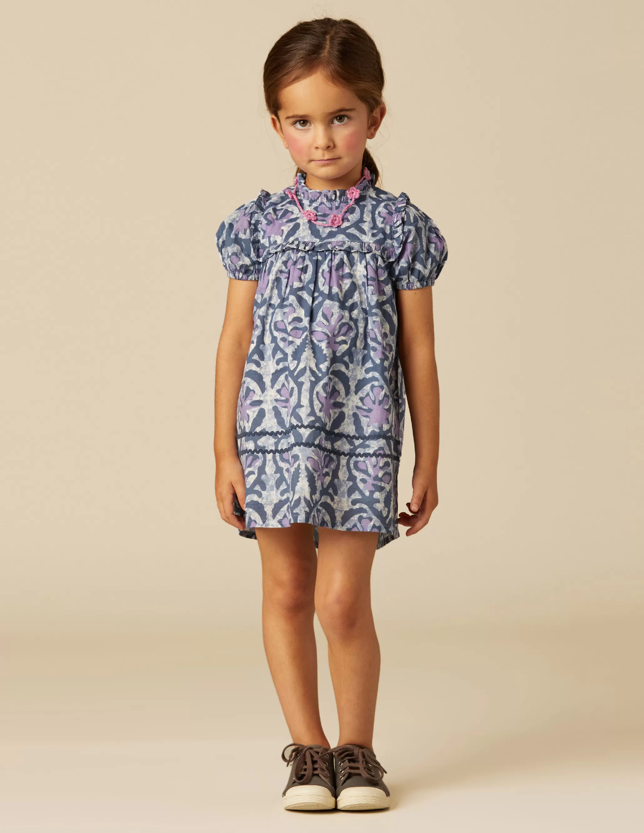 Nicoli BLUE PRINTED DRESS< Dresses