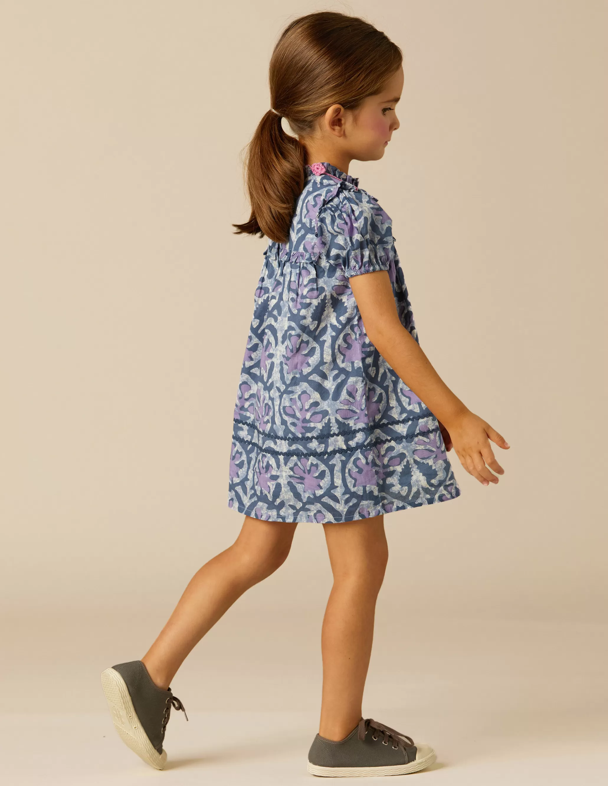 Nicoli BLUE PRINTED DRESS< Dresses