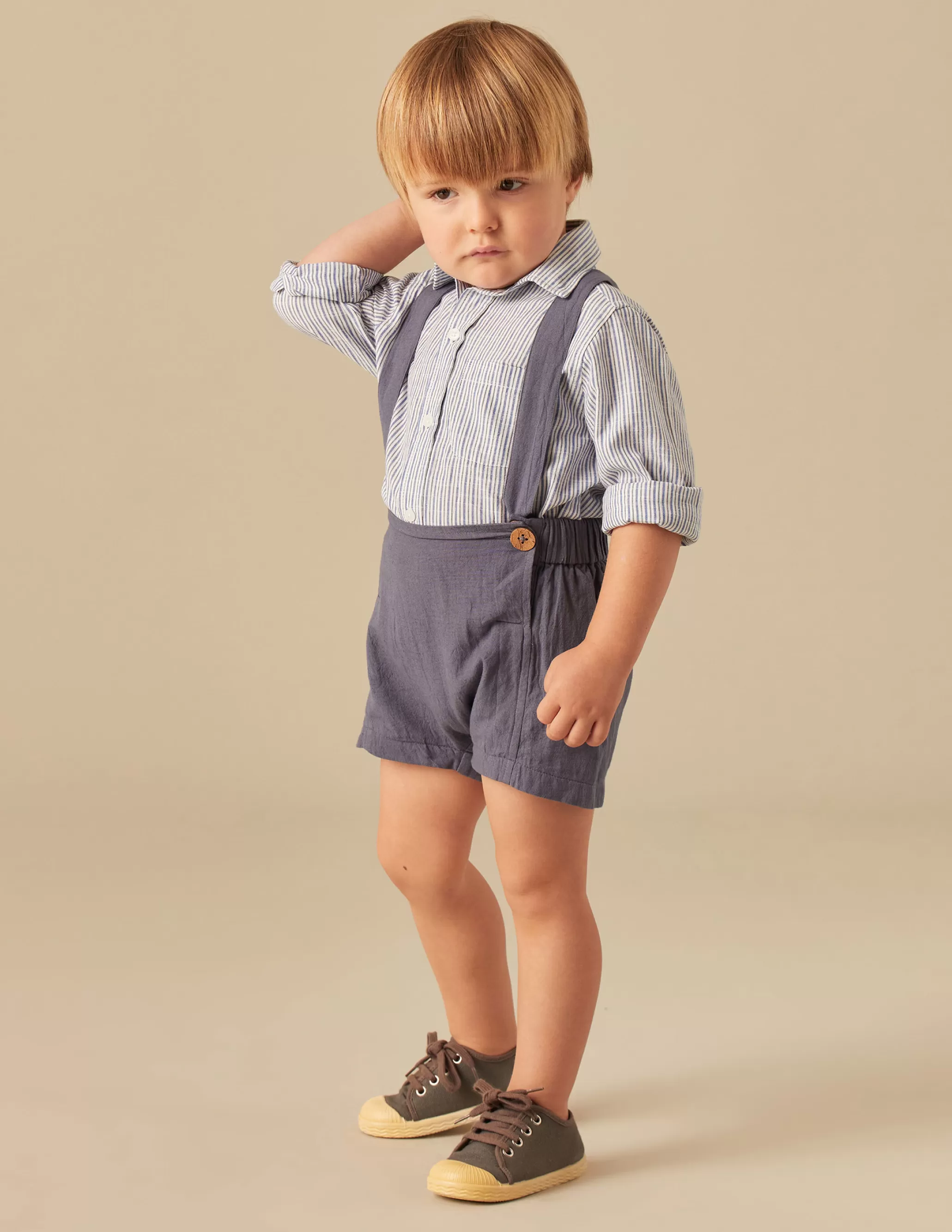 Nicoli BLUE SHORTS<BOY Trousers