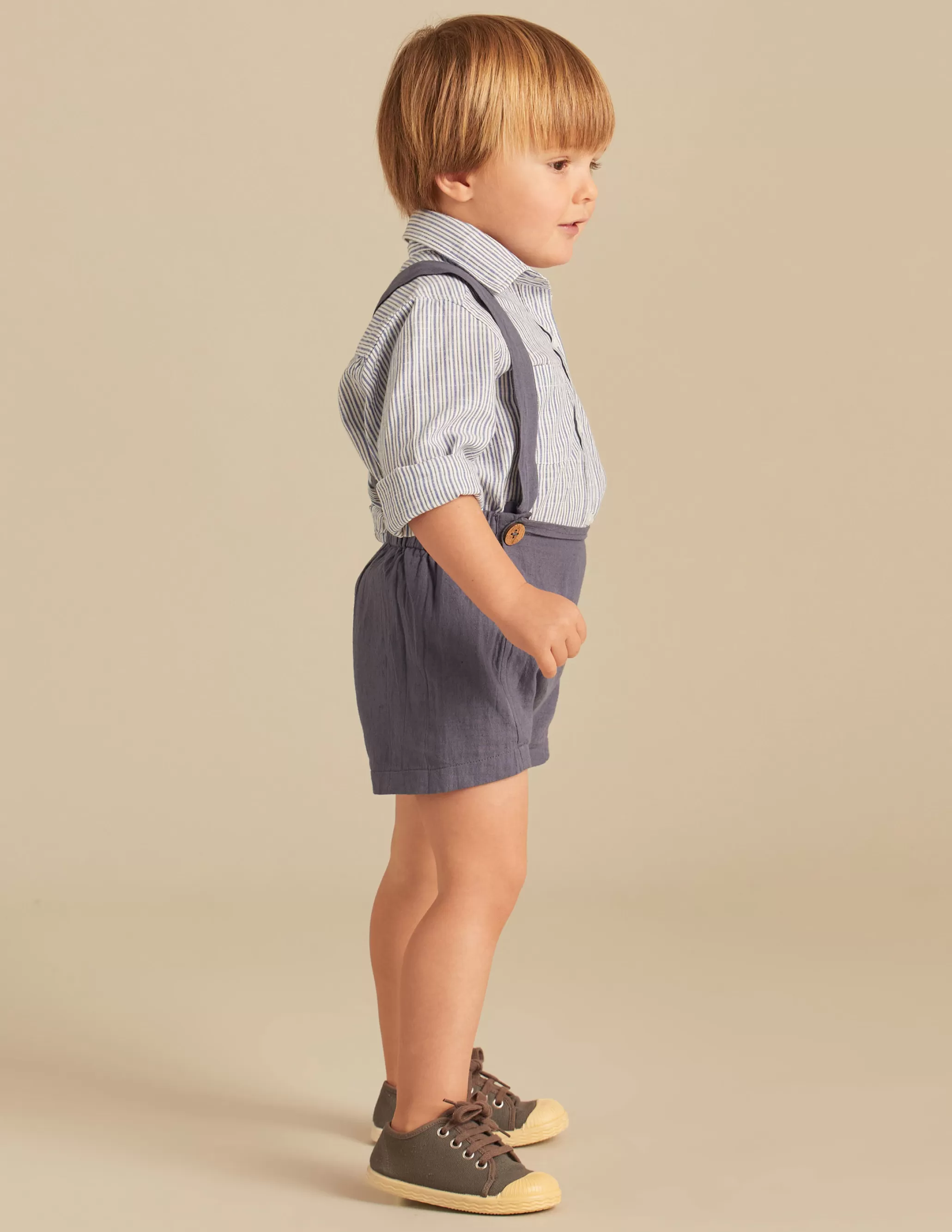 Nicoli BLUE SHORTS<BOY Trousers