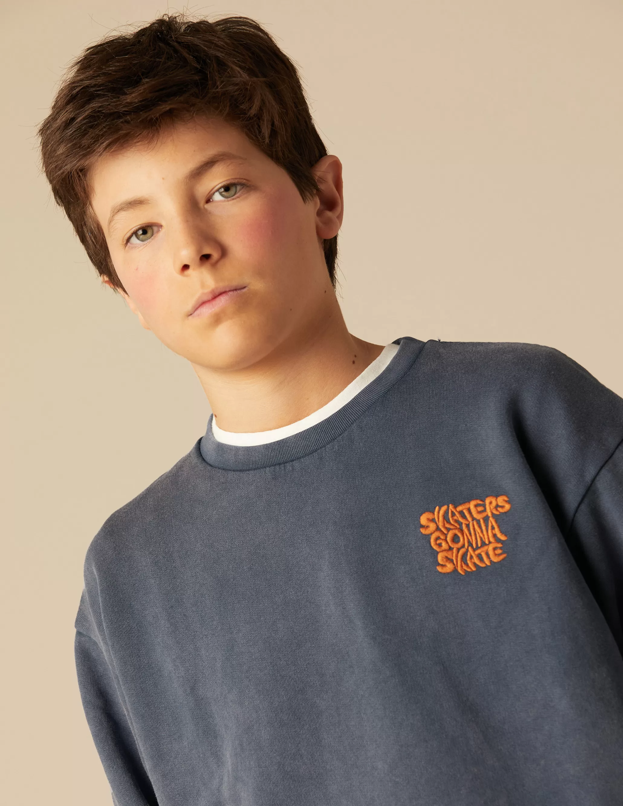 Nicoli BLUE SKATE SWEATSHIRT< Sweatshirts