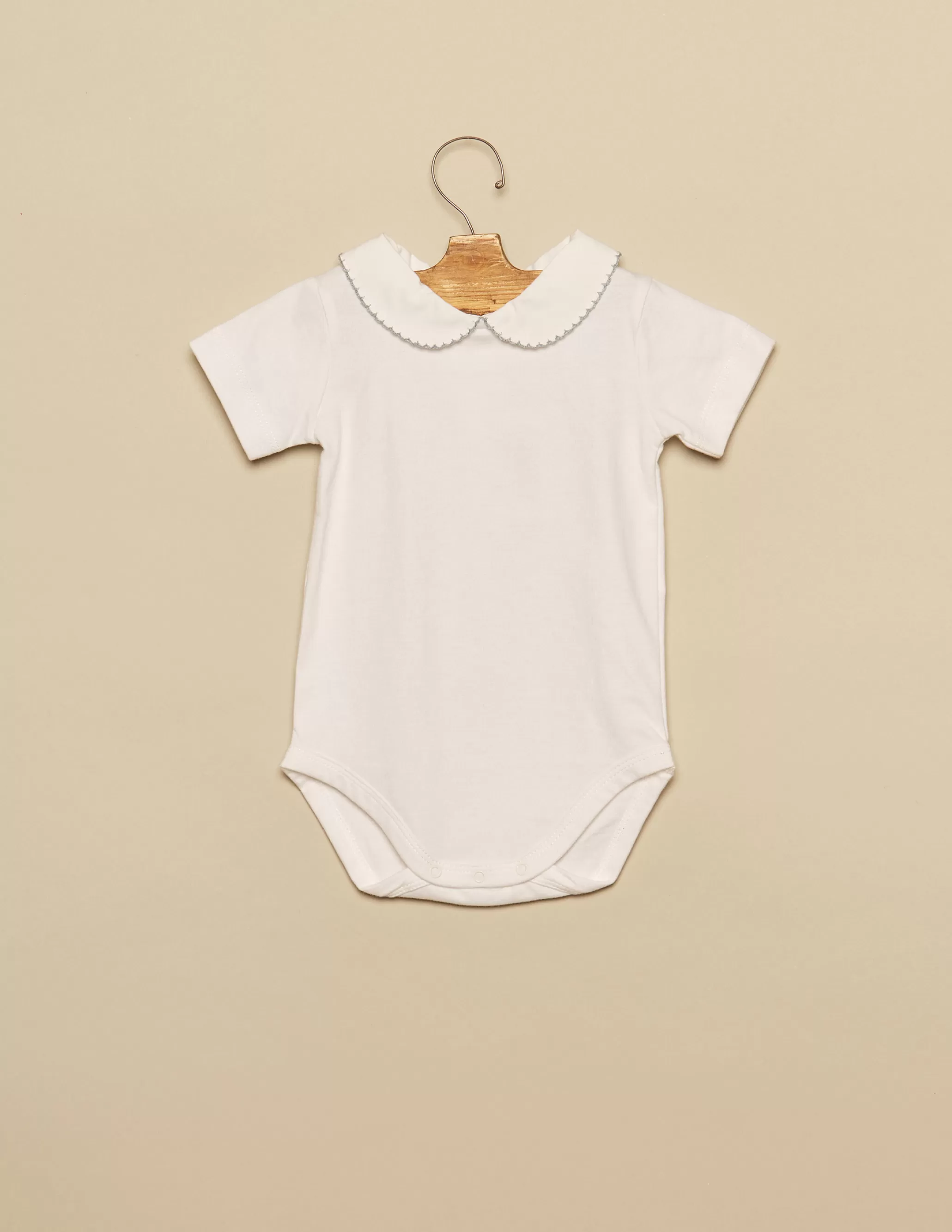 Nicoli BLUE STITCHED COLLAR BODYSUIT< Bodies