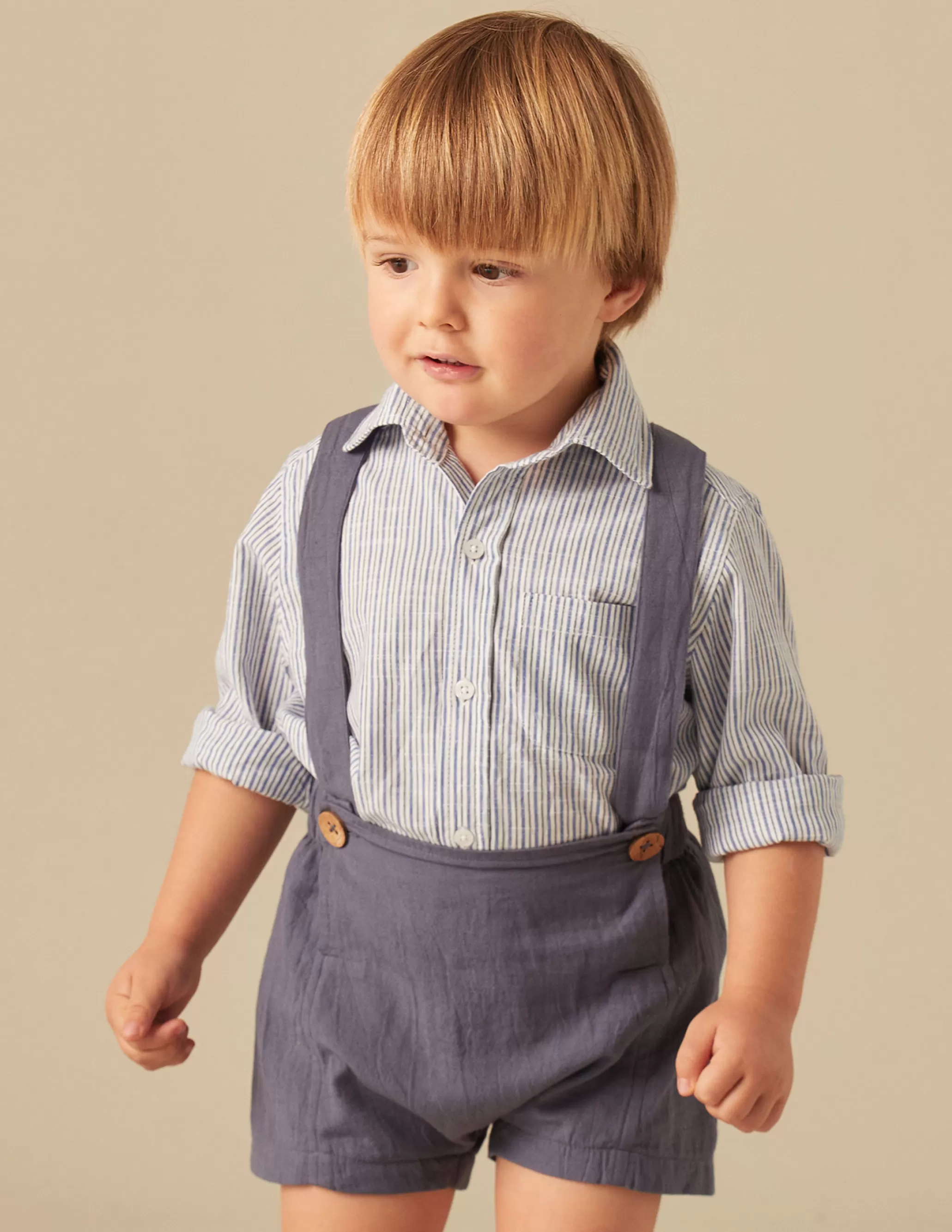 Nicoli BLUE STRIPED SHIRT<BOY Shirts