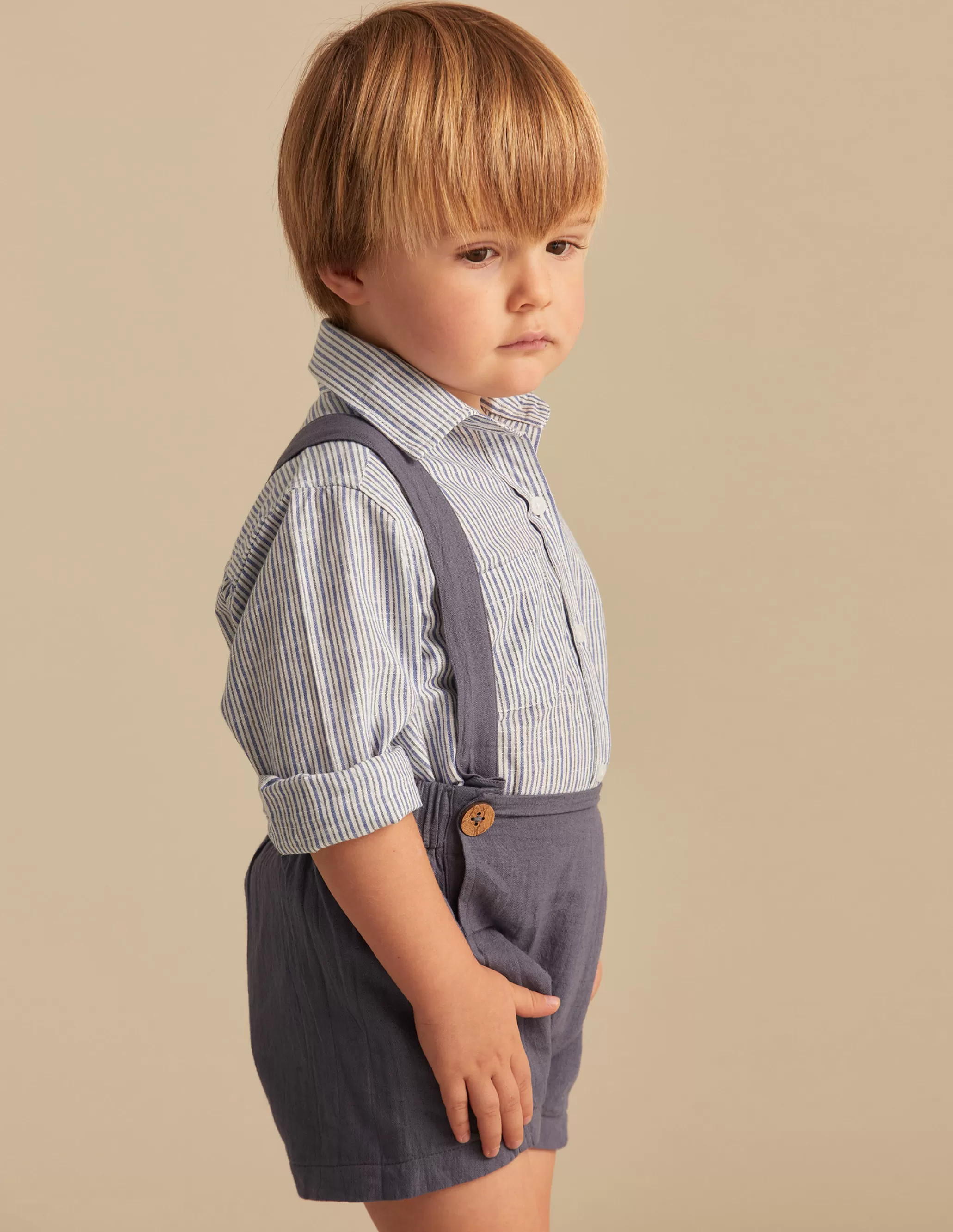 Nicoli BLUE STRIPED SHIRT<BOY Shirts