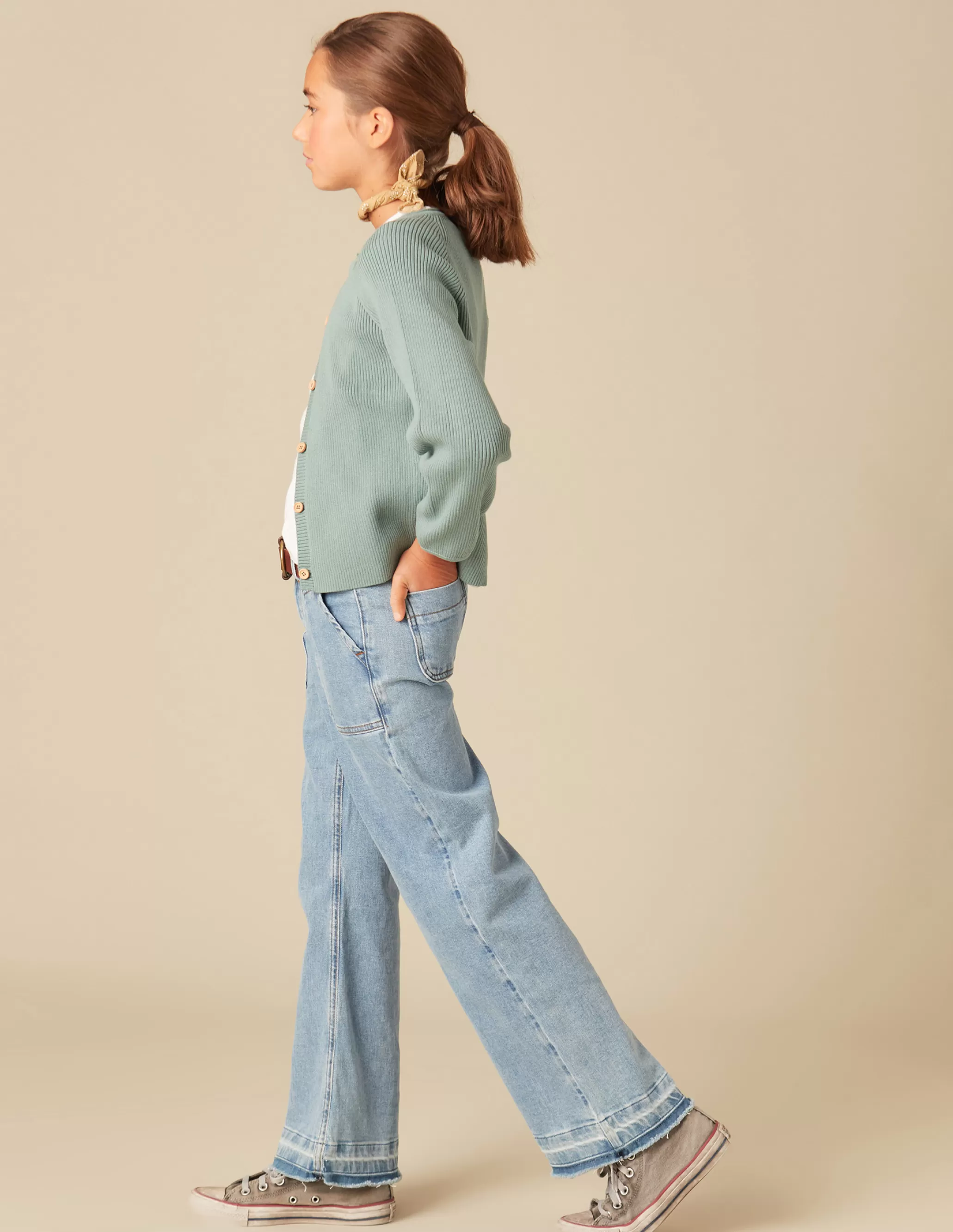 Nicoli Blue Wide Leg Jeans< Trousers | Denim