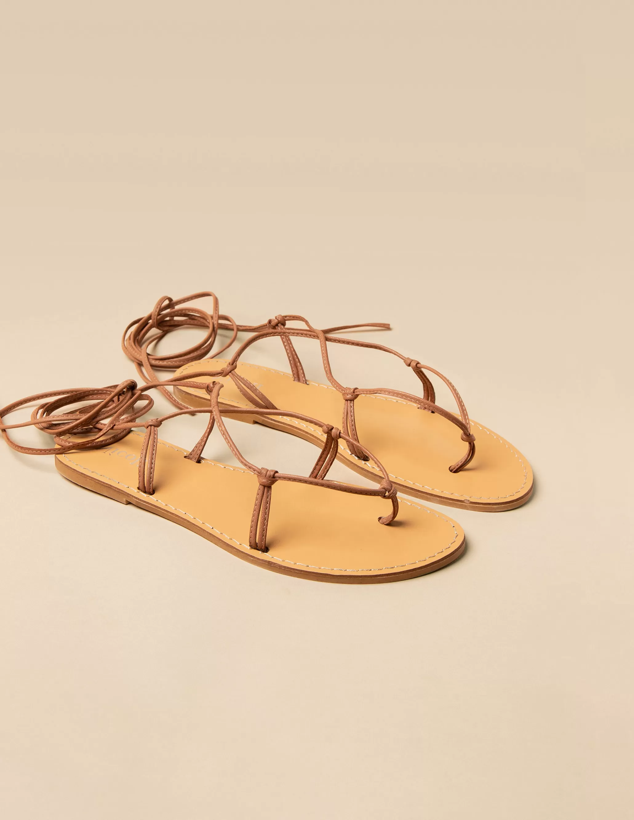 Nicoli BROWN SANDALS< Shoes