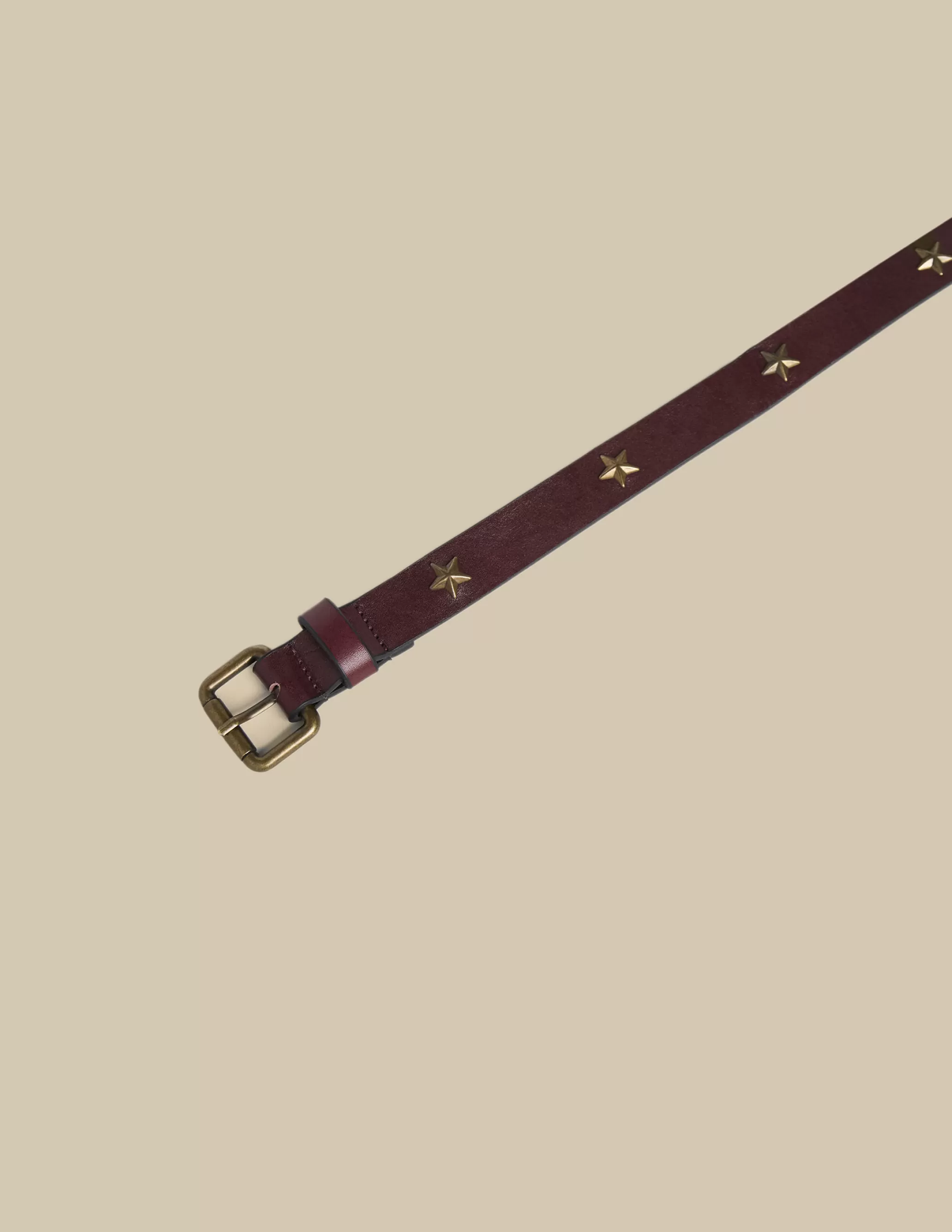 Nicoli Brown Stars Belt< Belts | Belts