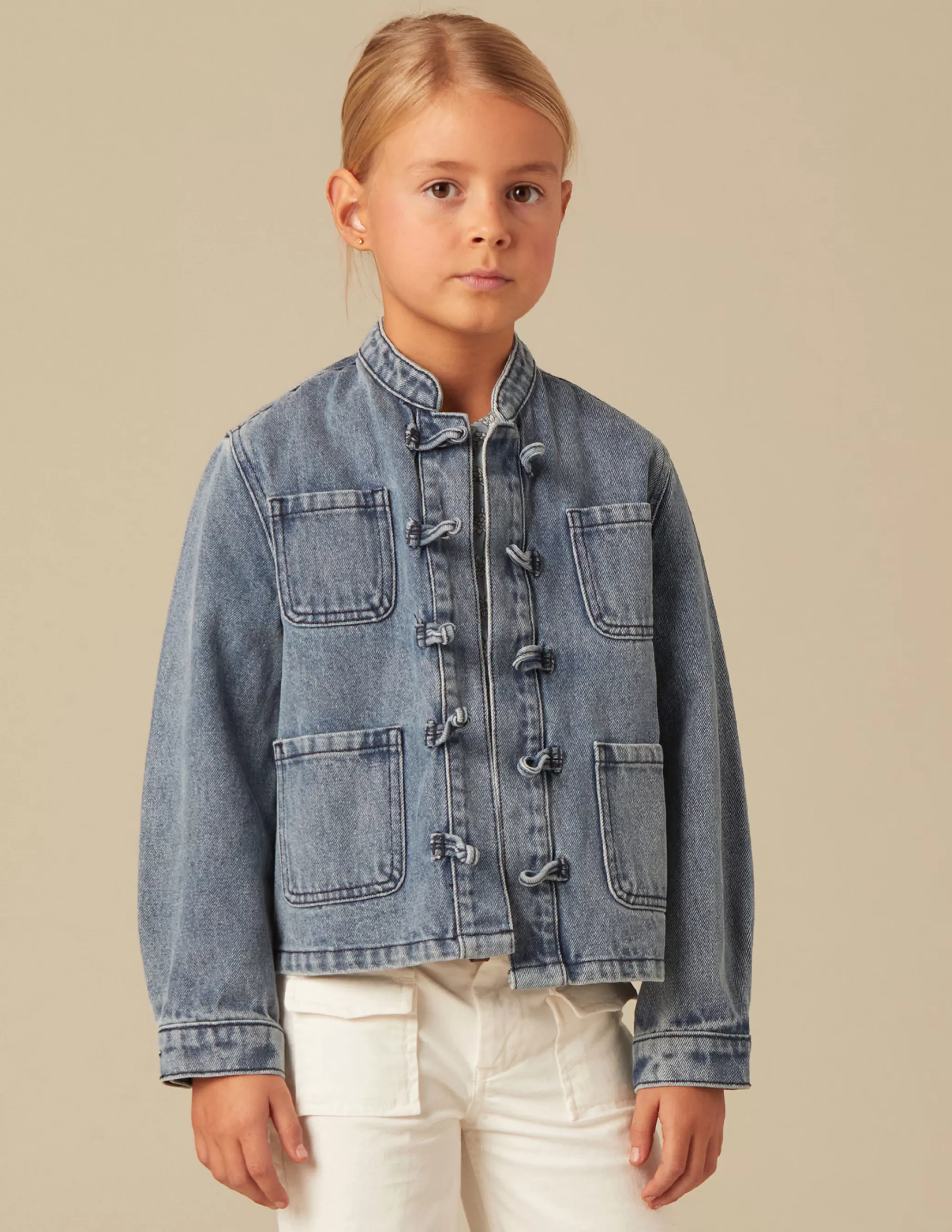 Nicoli DENIM JACKET< Outerwear | Denim