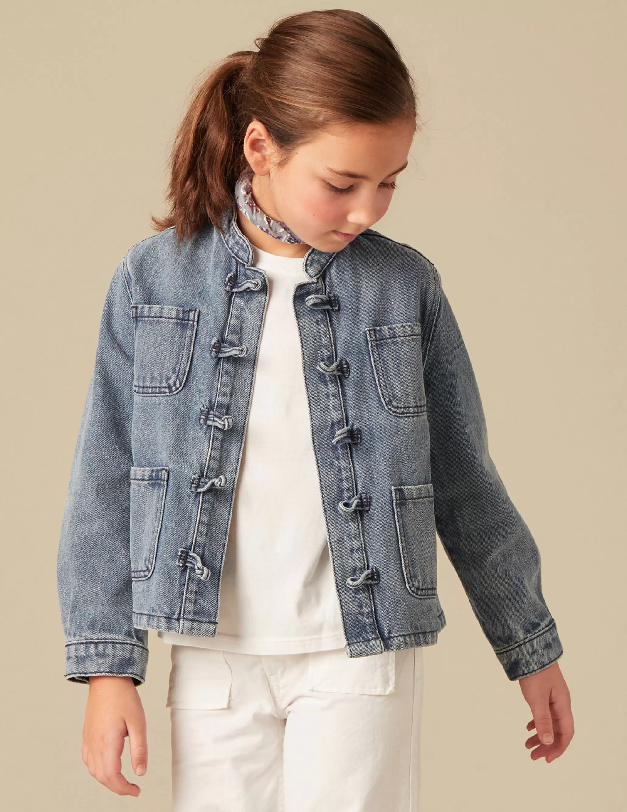 Nicoli DENIM JACKET< Outwear | Denim