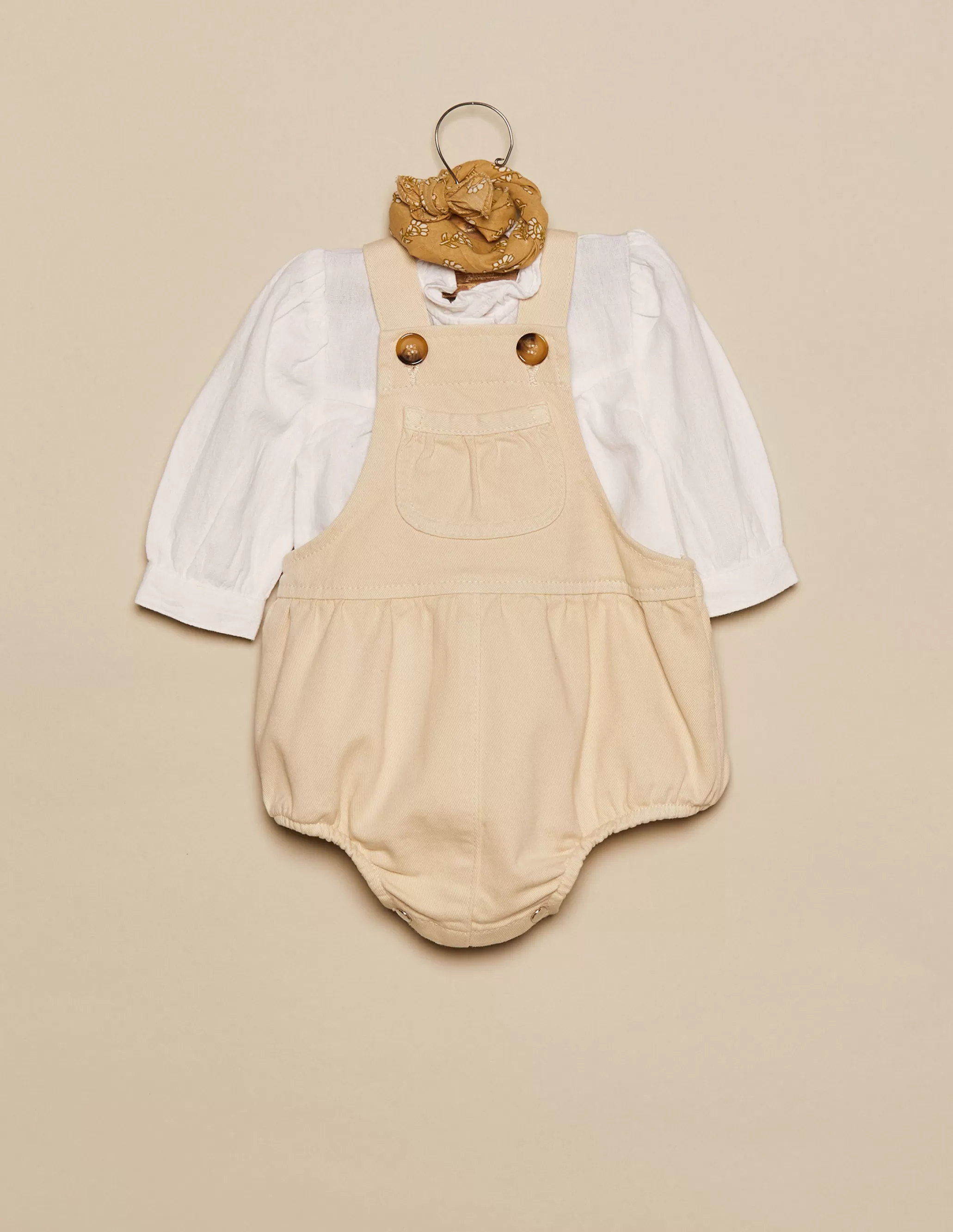 Nicoli ECRU COTTON PLAYSUIT< Playsuits & Dungarees