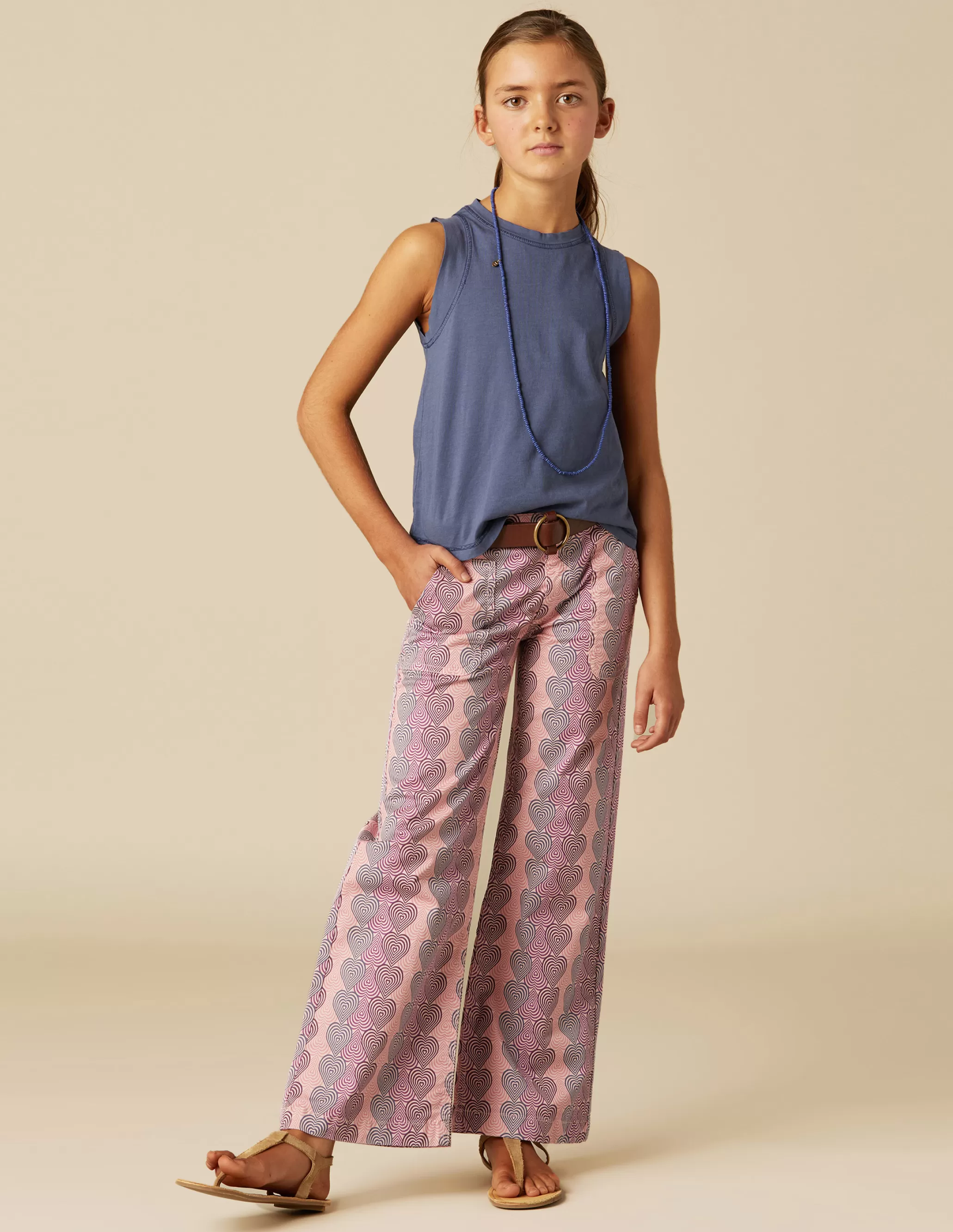 Nicoli GEOMETRIC TROUSERS< Trousers