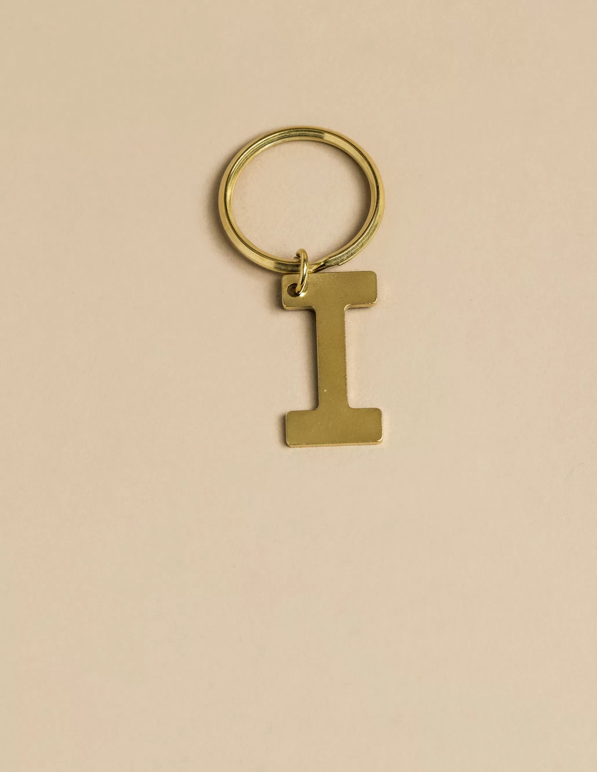 Nicoli GOLD "I" KEYCHAIN< Keychain | Keychain