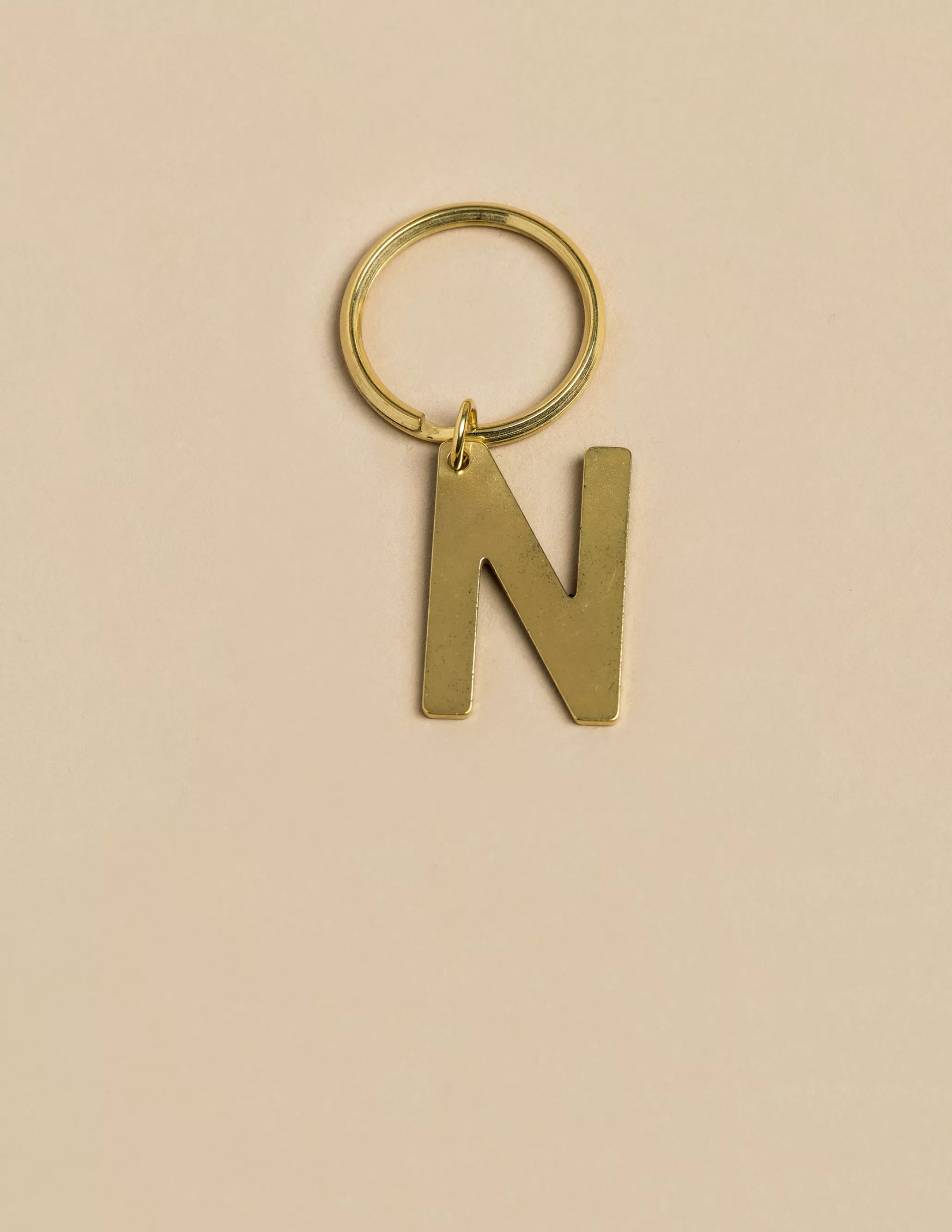 Nicoli GOLD "N" KEYCHAIN< Keychain | Keychain