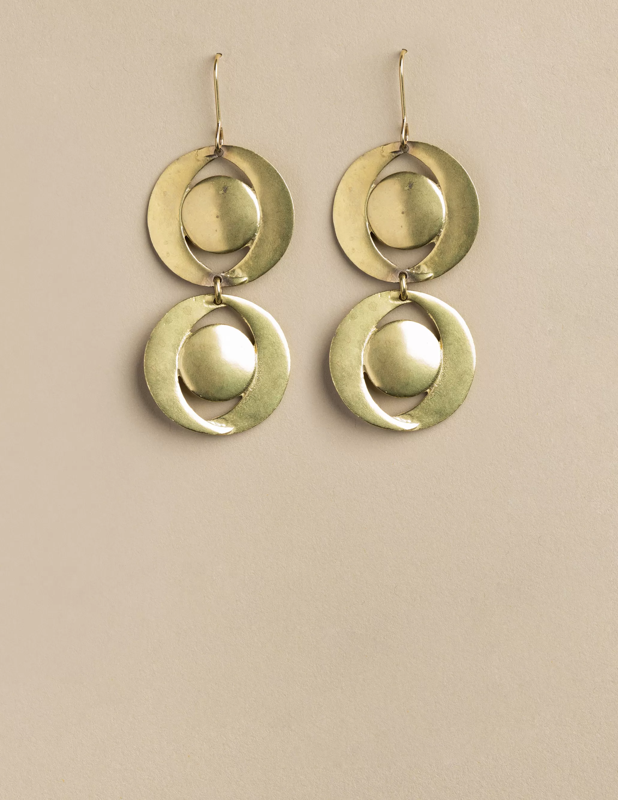 Nicoli GOLDEN MOON EARRINGS< Earrings