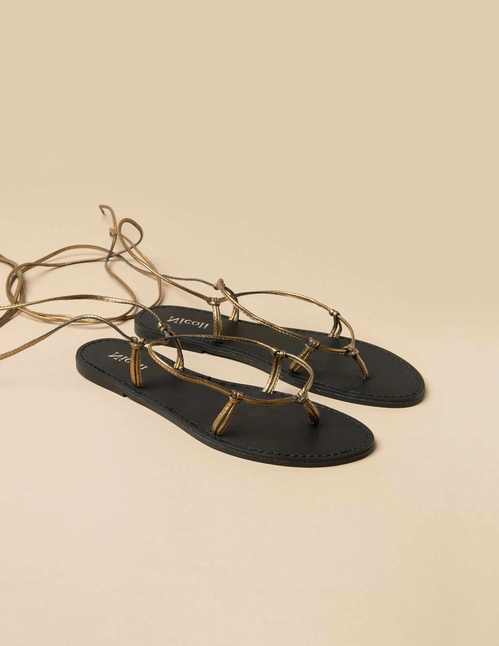 Nicoli GOLDEN SANDALS< Shoes