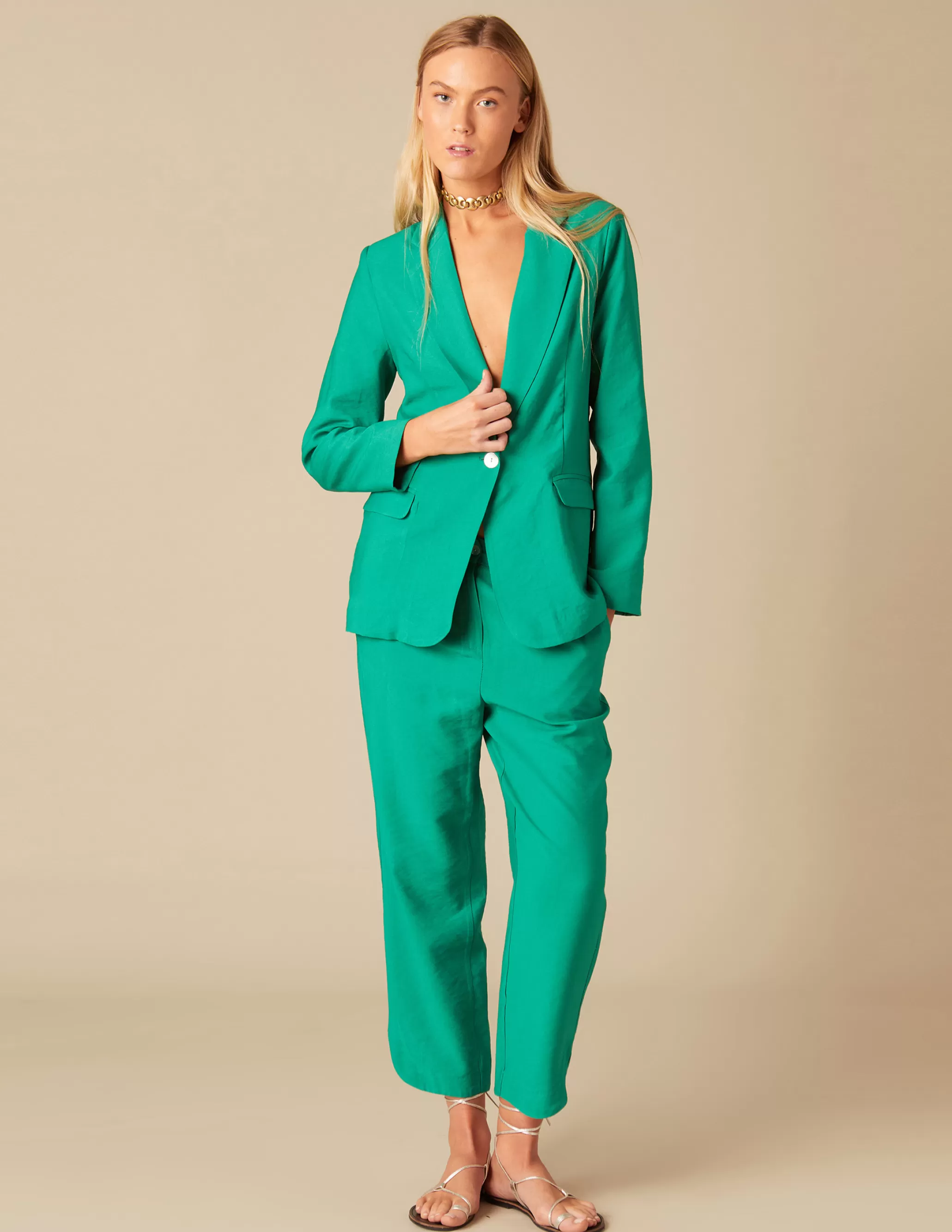 Nicoli GREEN BLAZER< Blazers