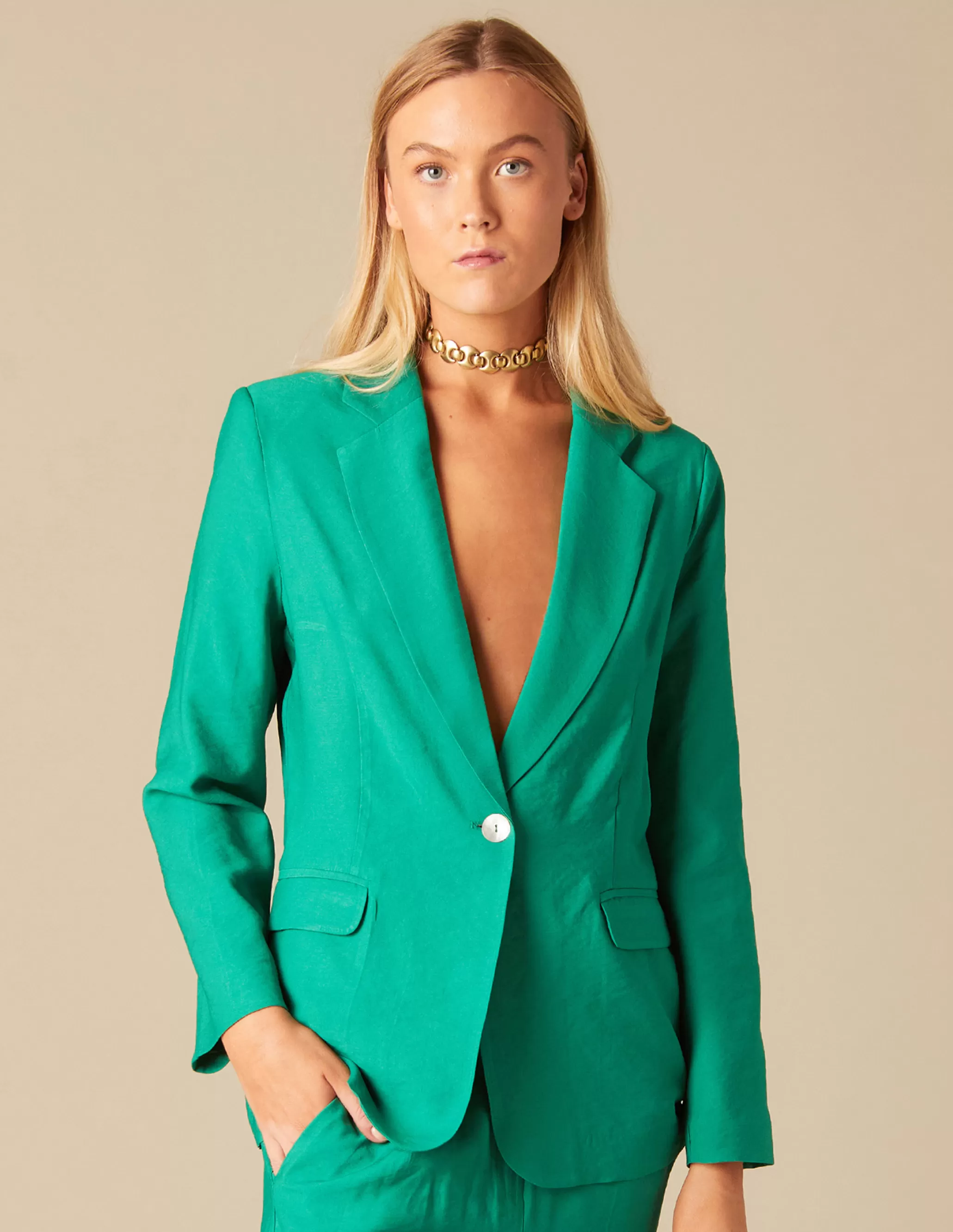 Nicoli GREEN BLAZER< Blazers