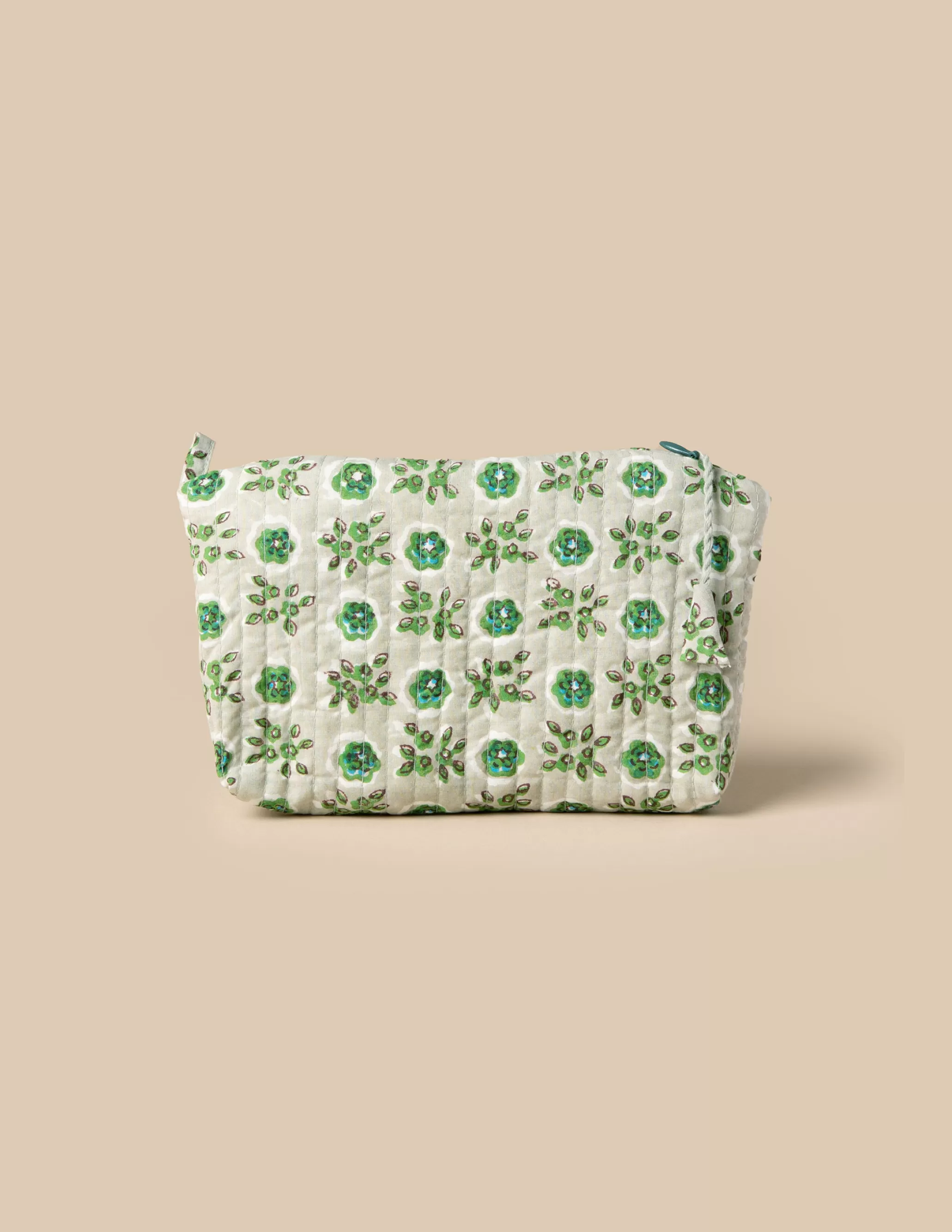 Nicoli GREEN BRANCH PRINT MAKE-UP BAG< Bags & Toiletry bags