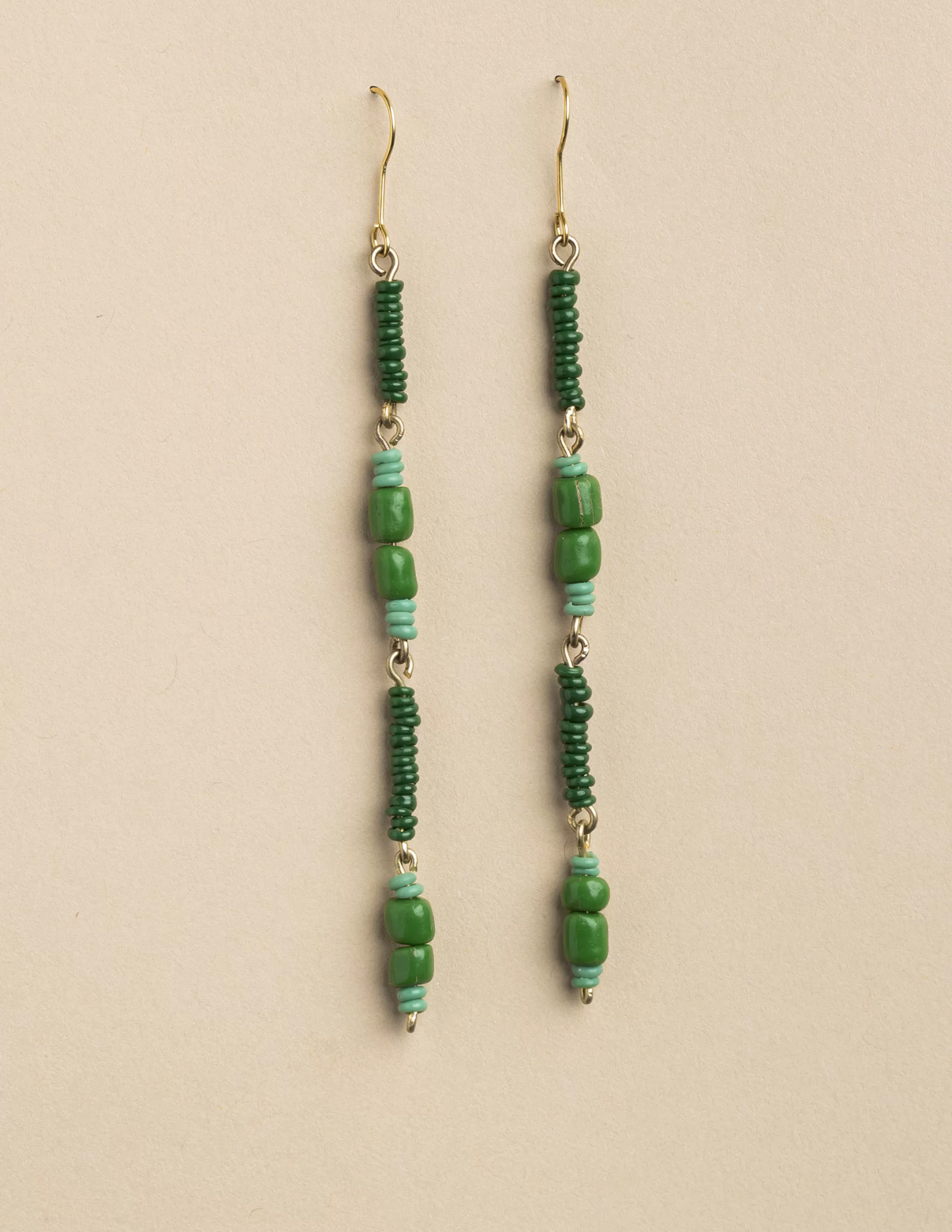 Nicoli GREEN EARRINGS< Earrings