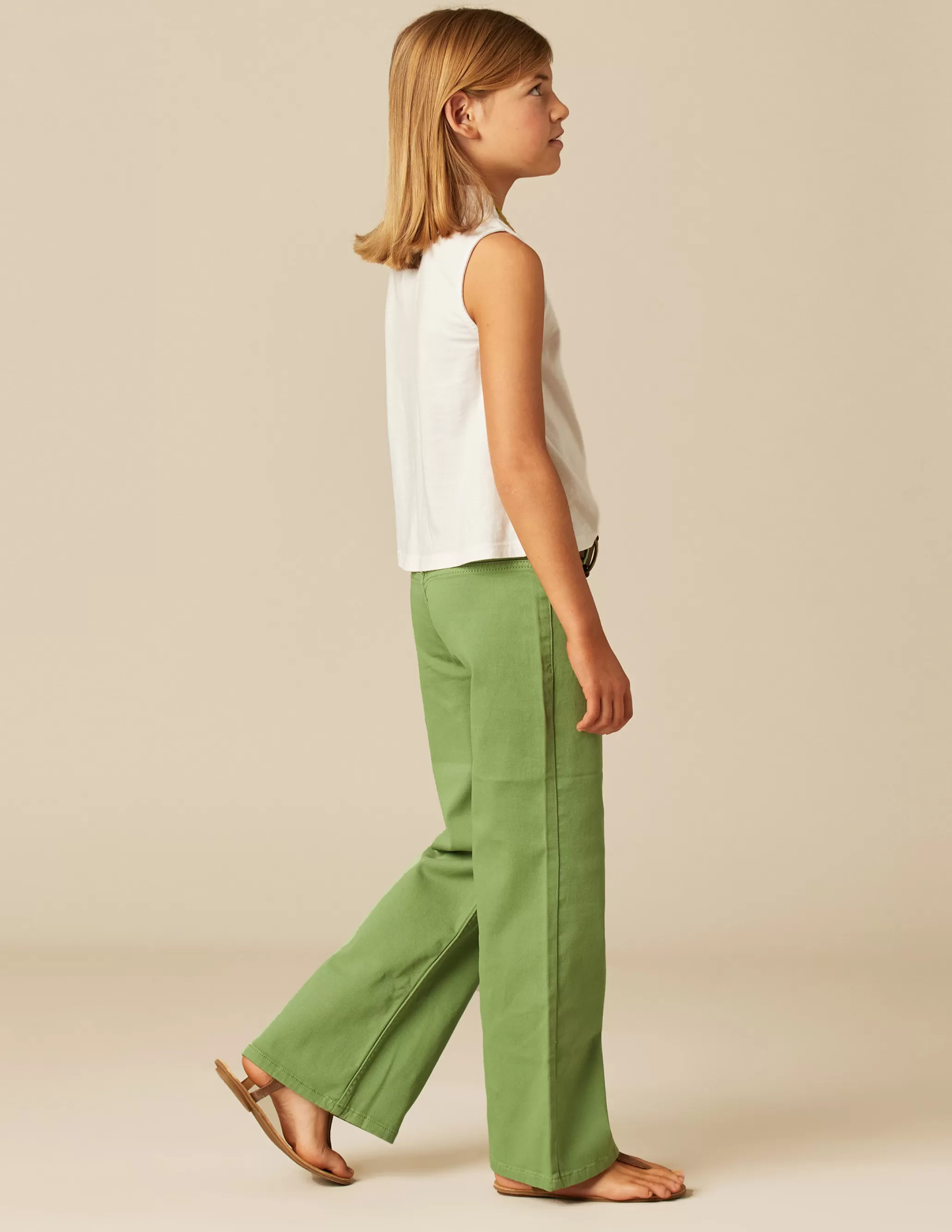 Nicoli GREEN FLAP POCKET JEANS< Trousers | Denim