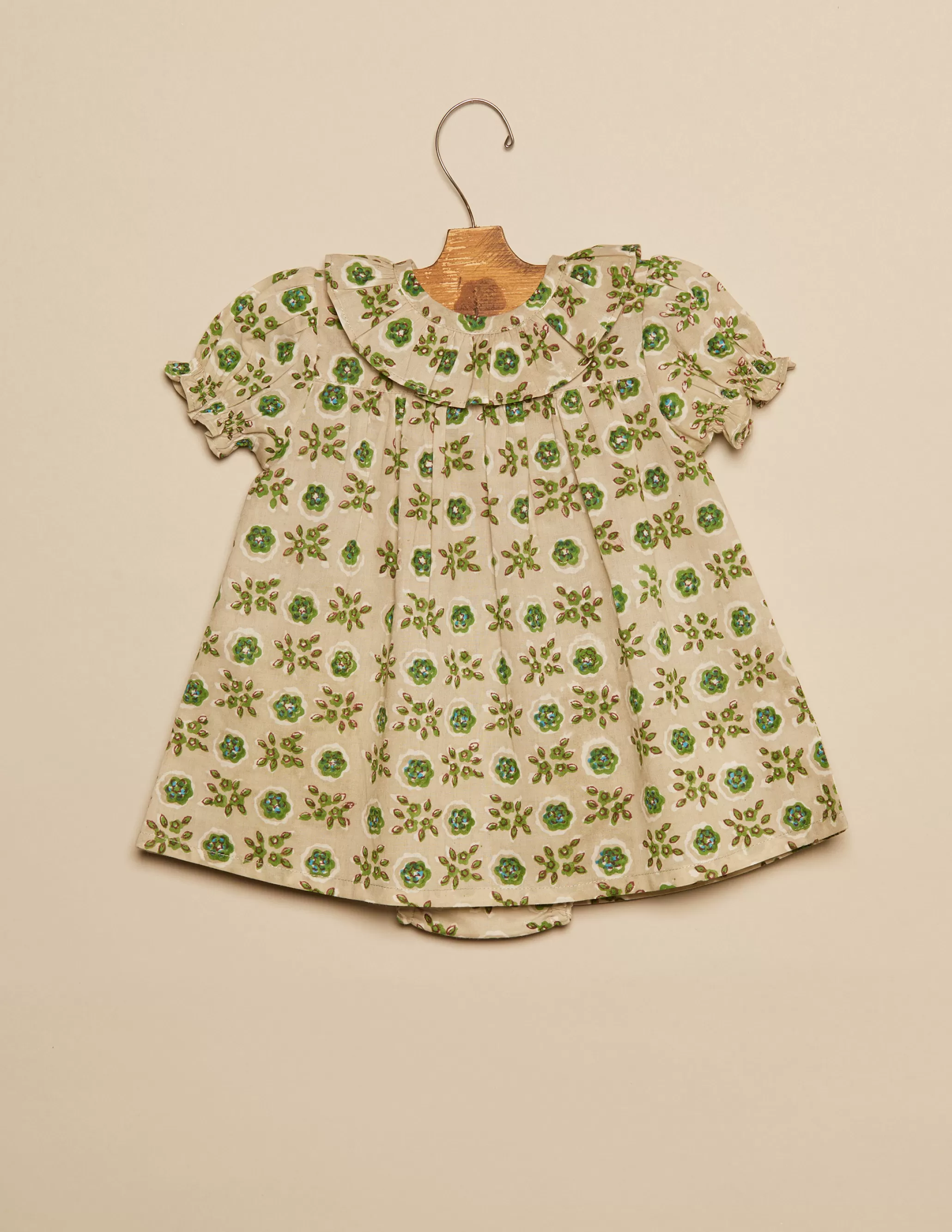 Nicoli GREEN FLORAL DRESS< Dresses