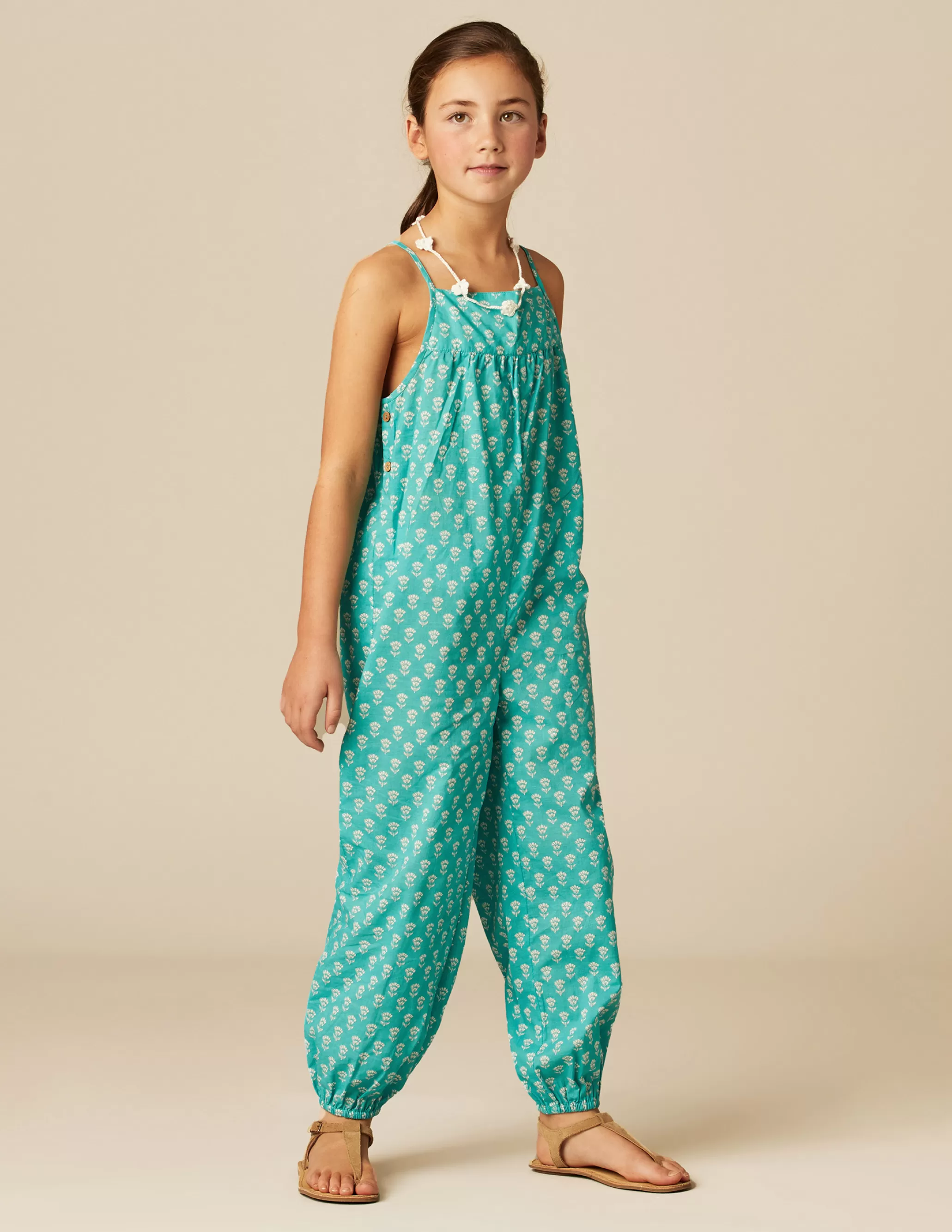 Nicoli GREEN FLORAL JUMPSUIT< Jumpsuits