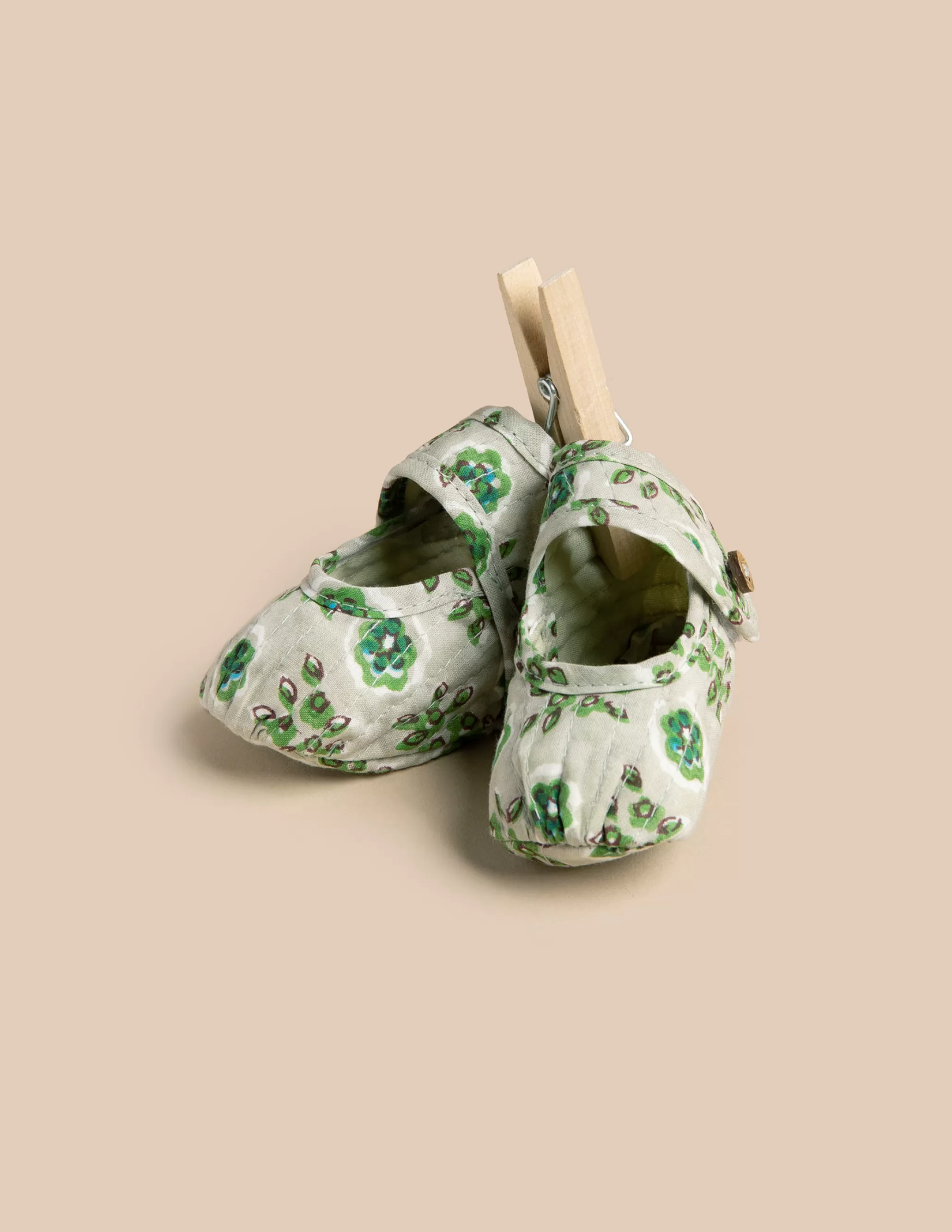 Nicoli GREEN FLORAL SHOES< Shoes