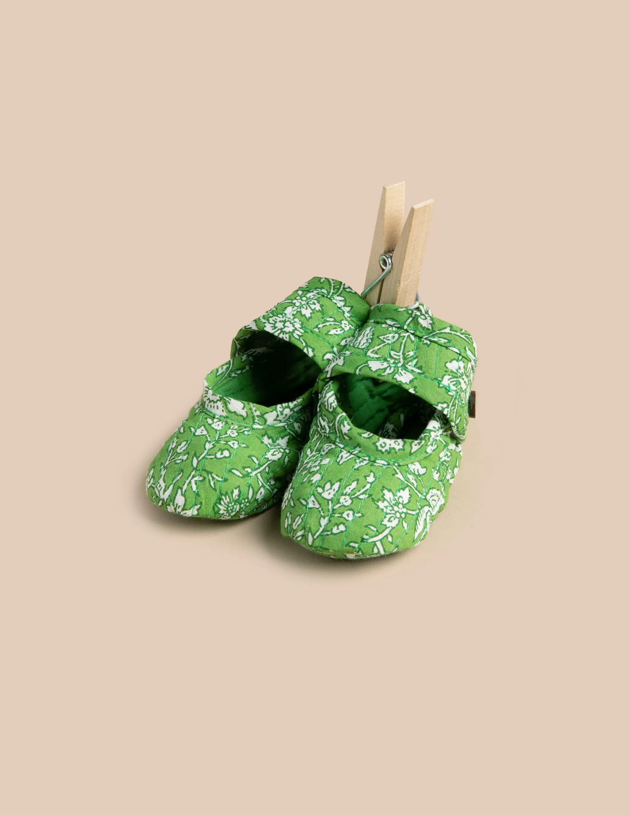 Nicoli GREEN FLORAL SHOES< Shoes