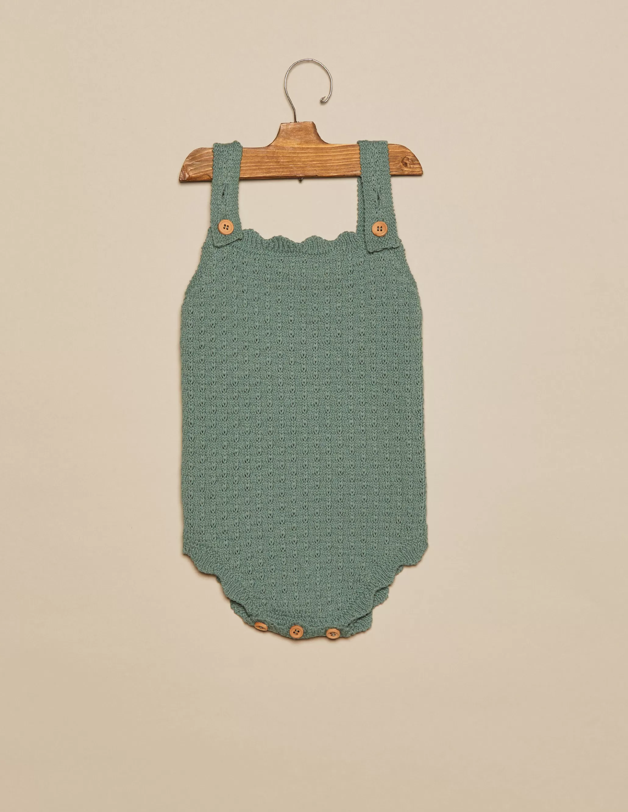 Nicoli GREEN KNITTED PLAYSUIT< Knitwear | Playsuits & Dungarees