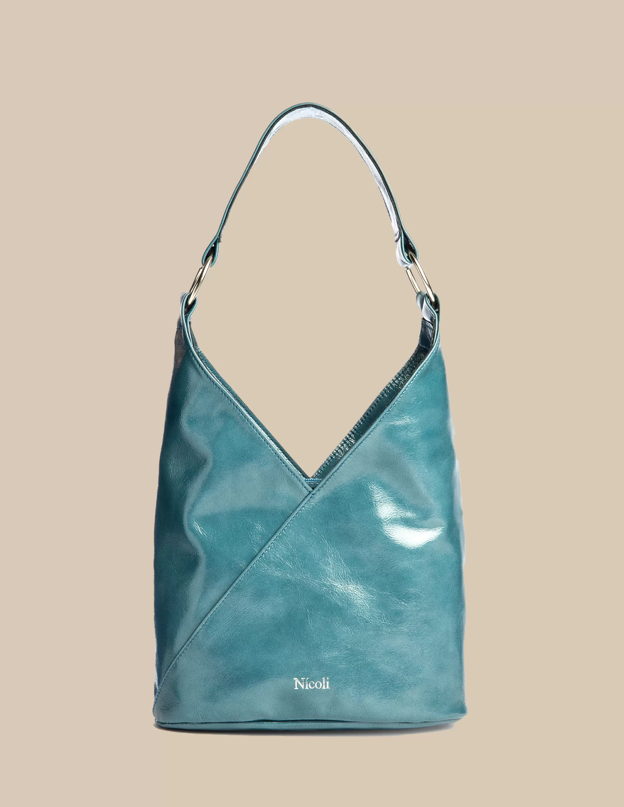 Nicoli GREEN SEAMS BAG< Bags