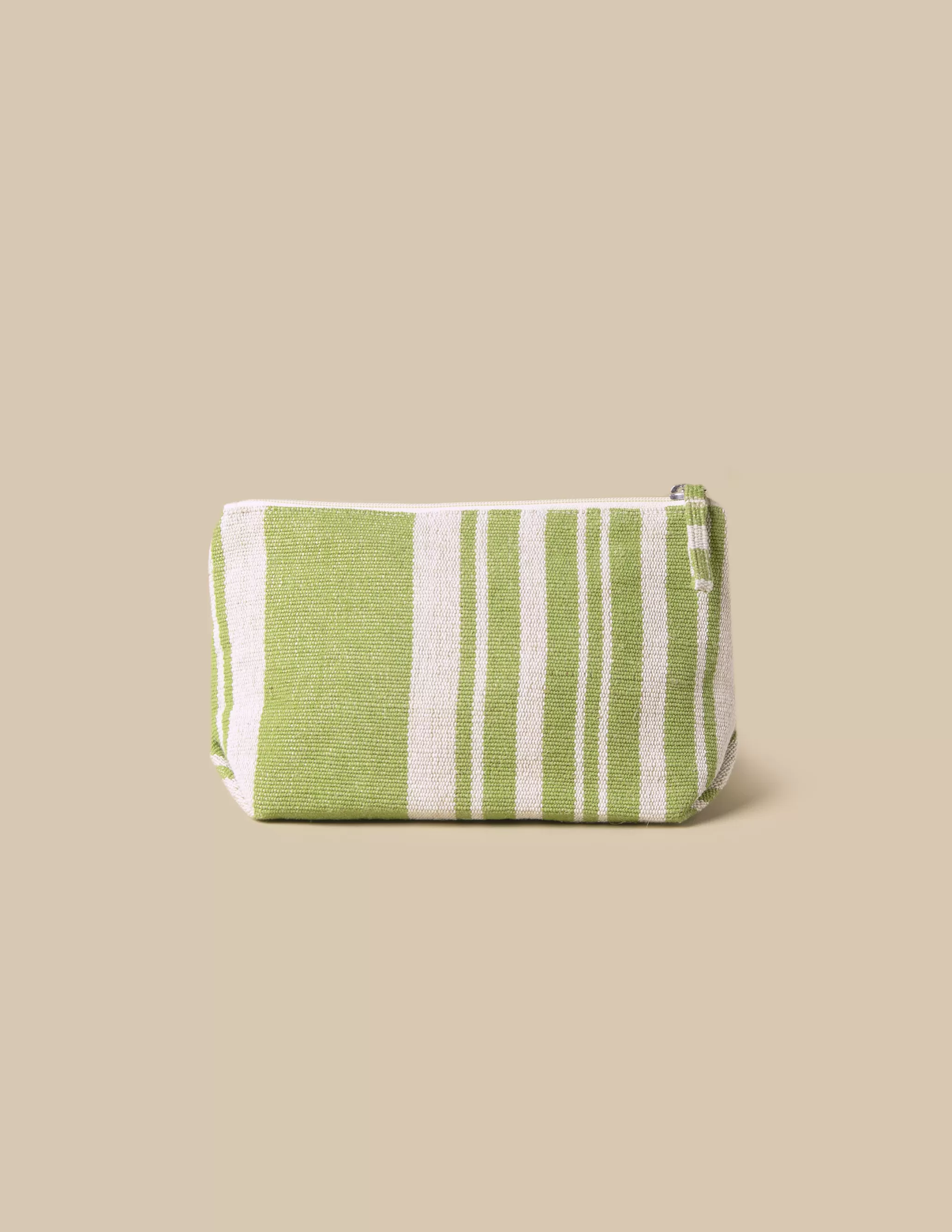 Nicoli GREEN STRIPED TOILETRY BAG< Bags & Toiletry bags | Bags & Cases