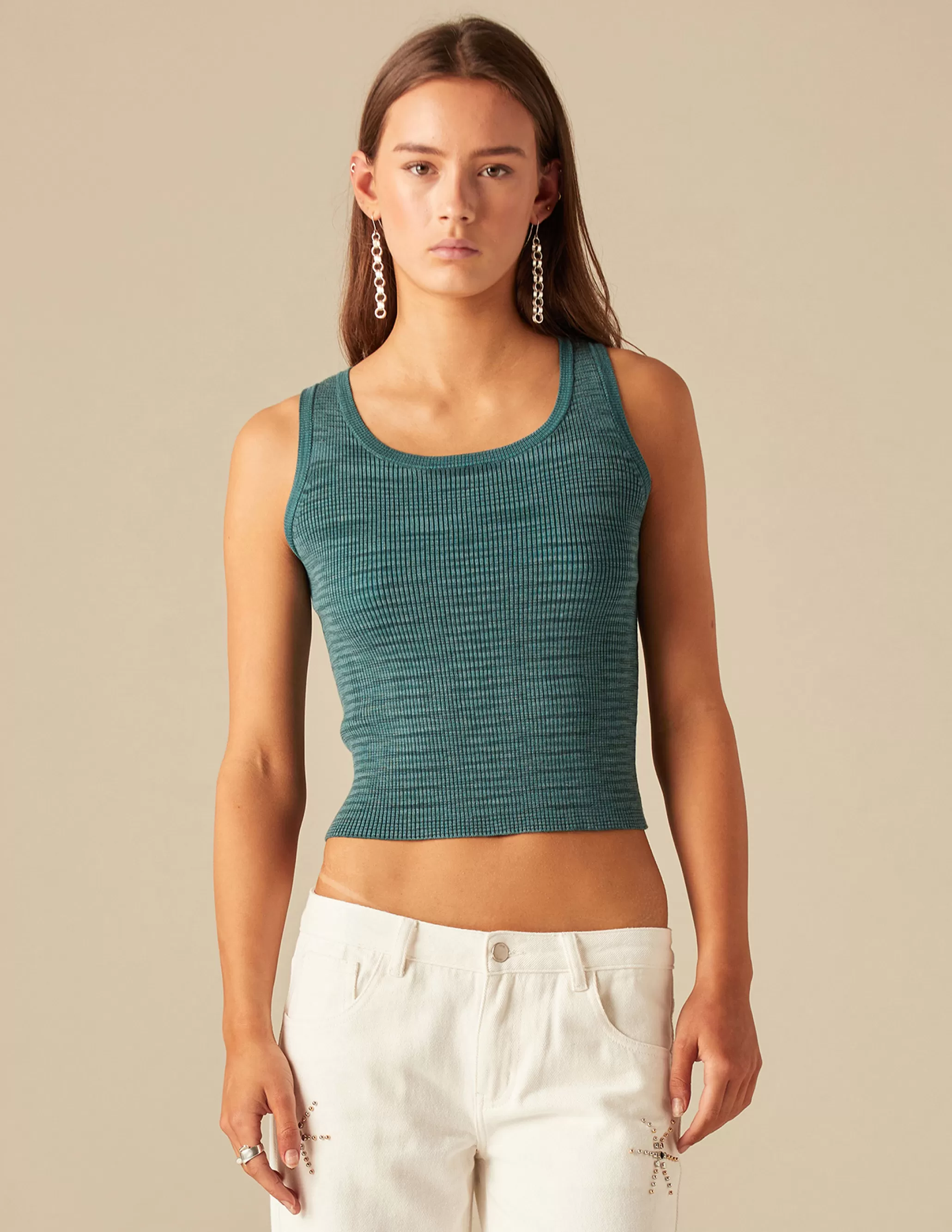 Nicoli GREEN TOP< Tops