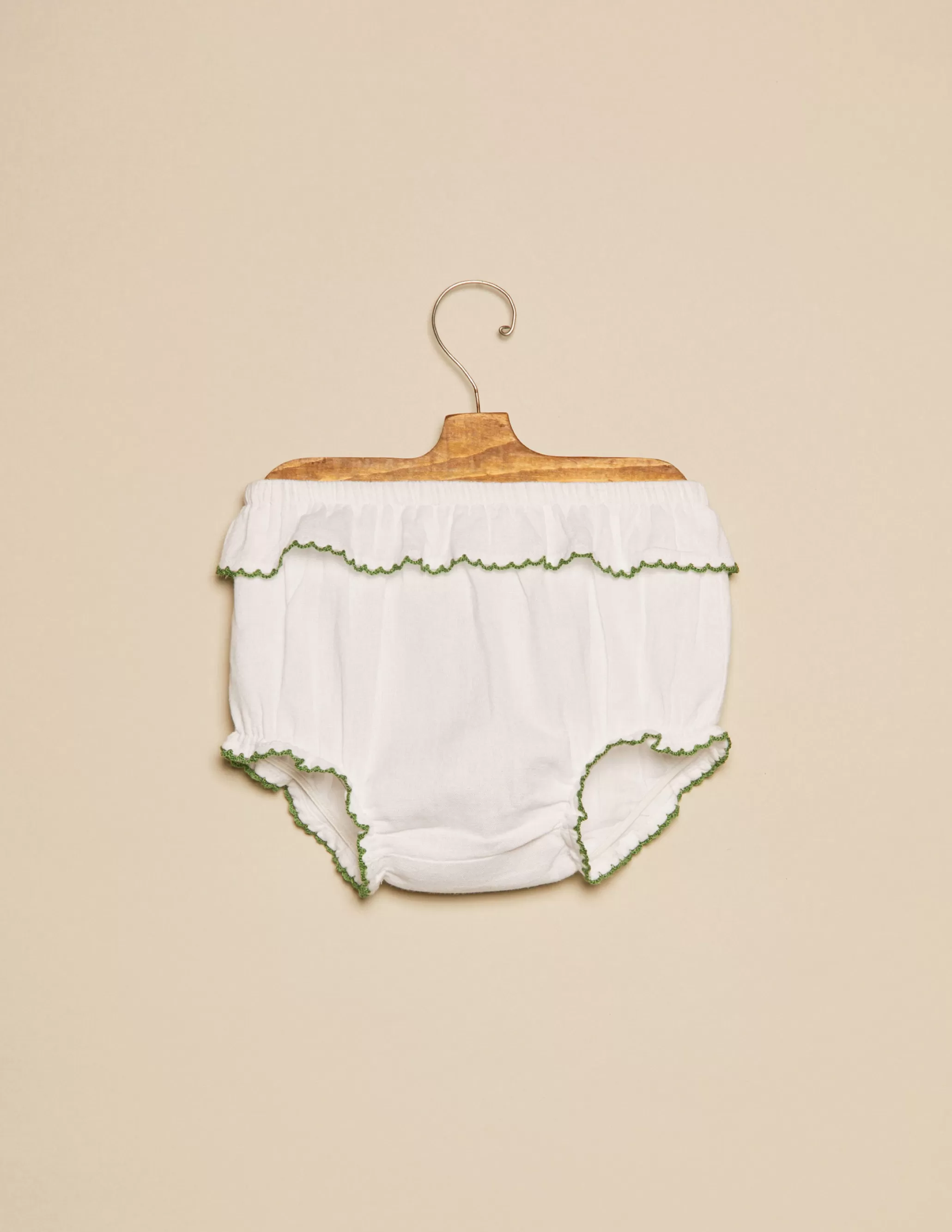 Nicoli GREEN TOPSTITCH BLOOMERS< Bloomers