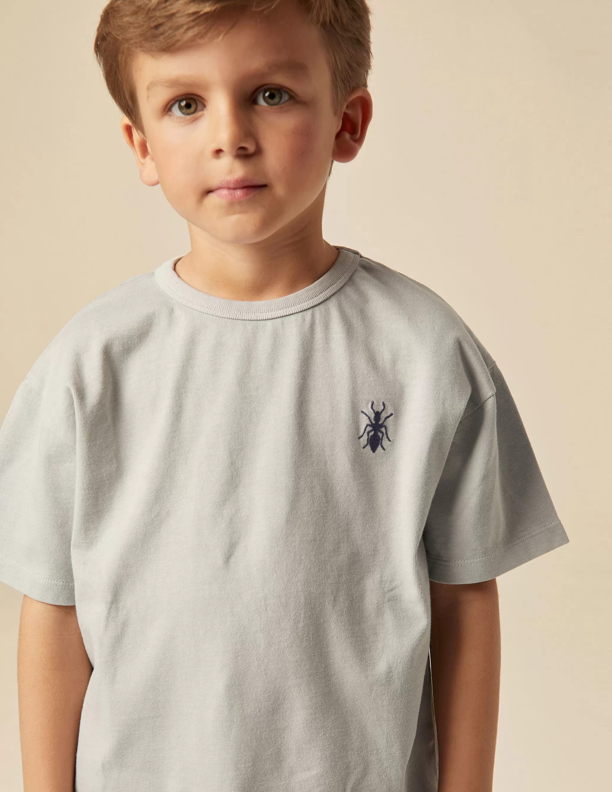 Nicoli GREY ANT T-SHIRT<BOY T-shirts