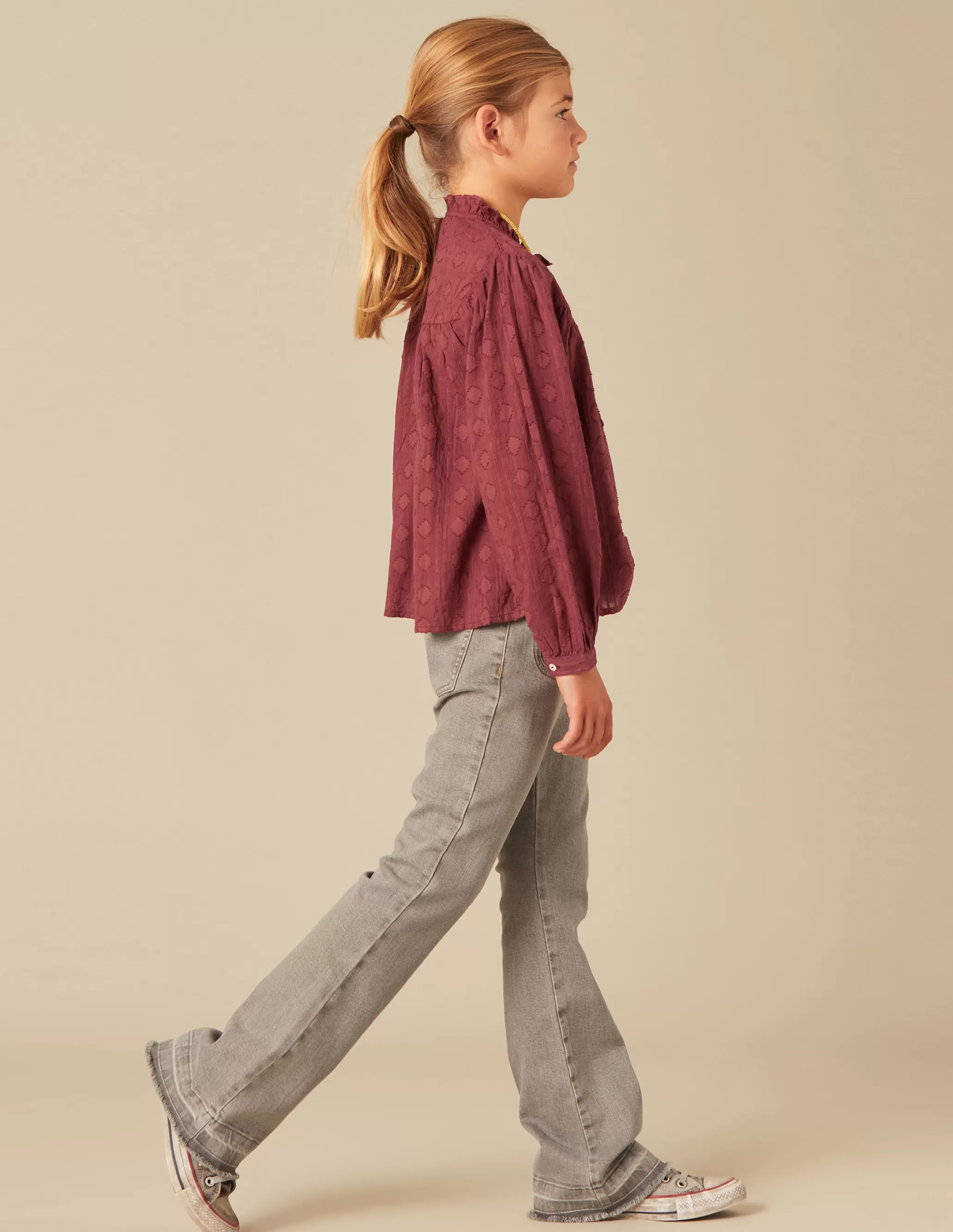 Nicoli GREY FLARED JEANS< Trousers | Denim