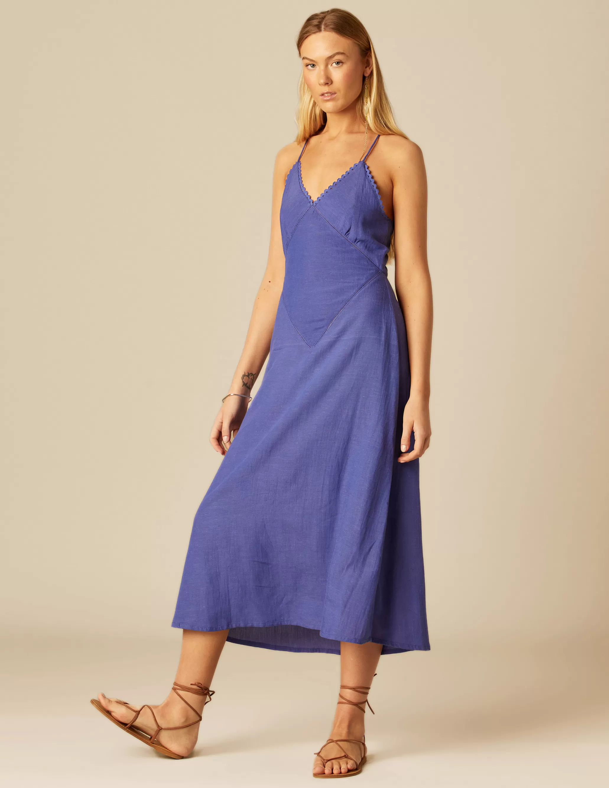 Nicoli INDIGO STRAPS DRES< Dresses