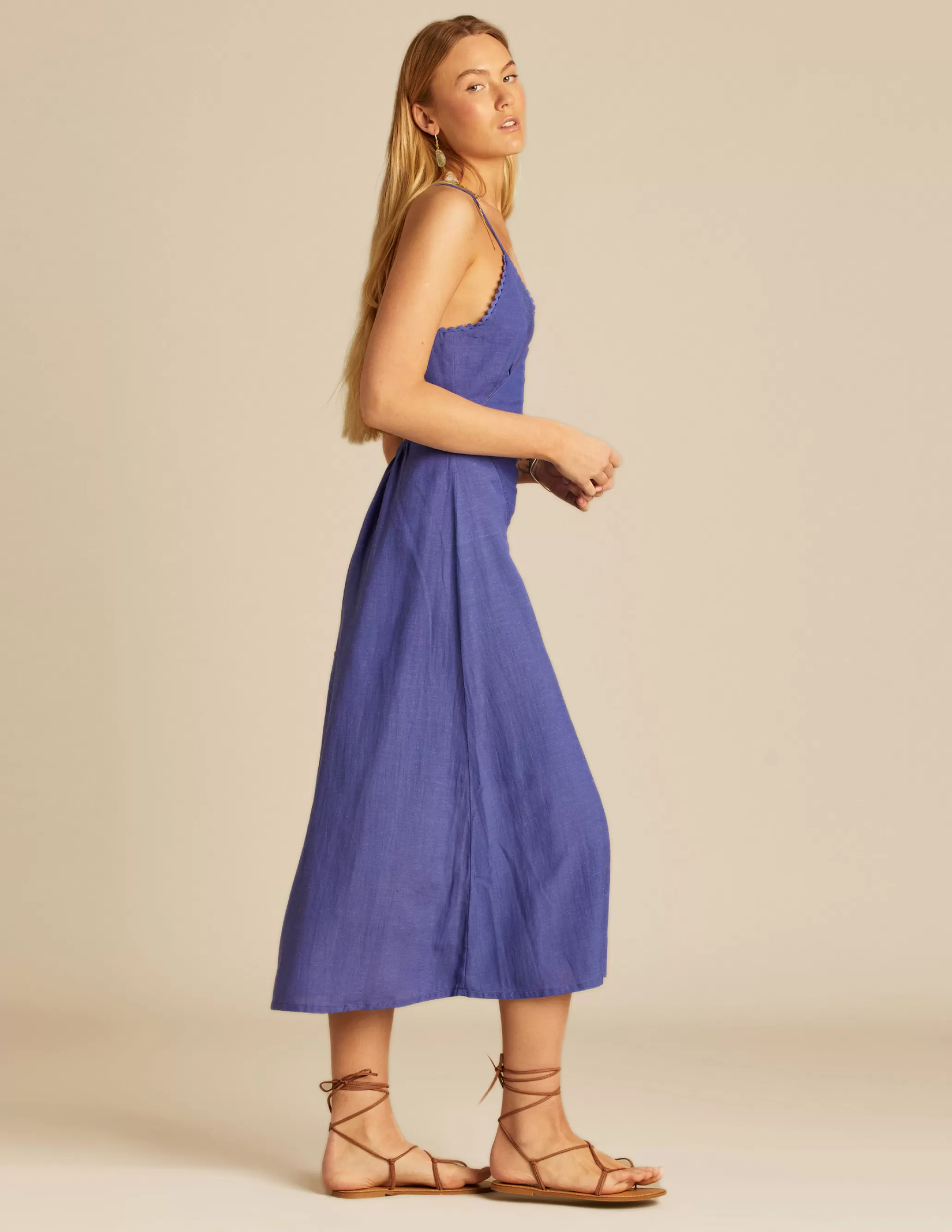 Nicoli INDIGO STRAPS DRES< Dresses